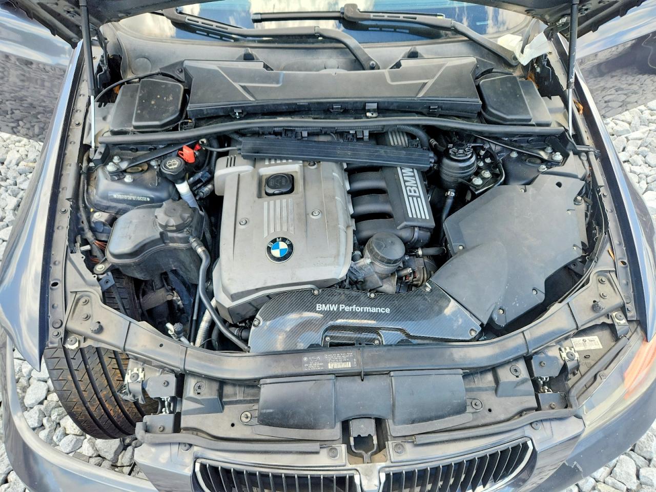 2006 Bmw 325 I Gray vin: WBAVB13576KX66296