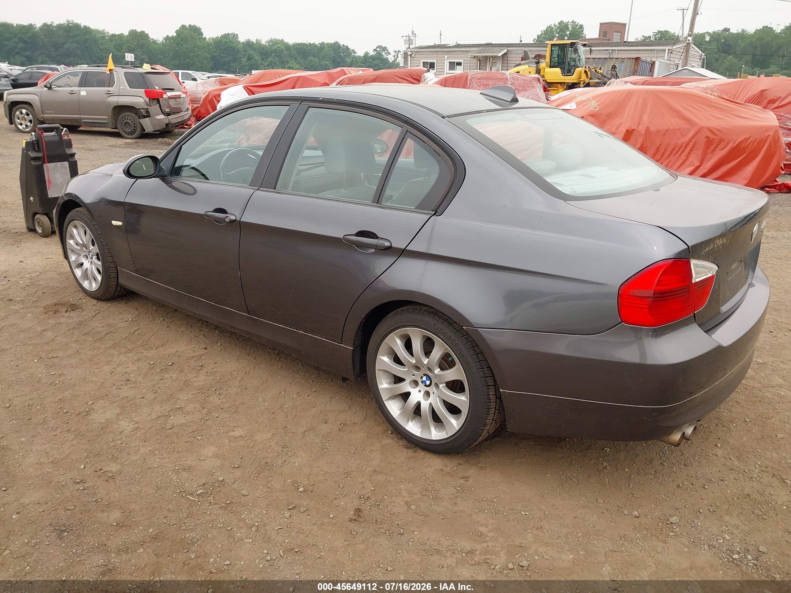 2006 Bmw 325i   Gray vin: WBAVB13576PT21401