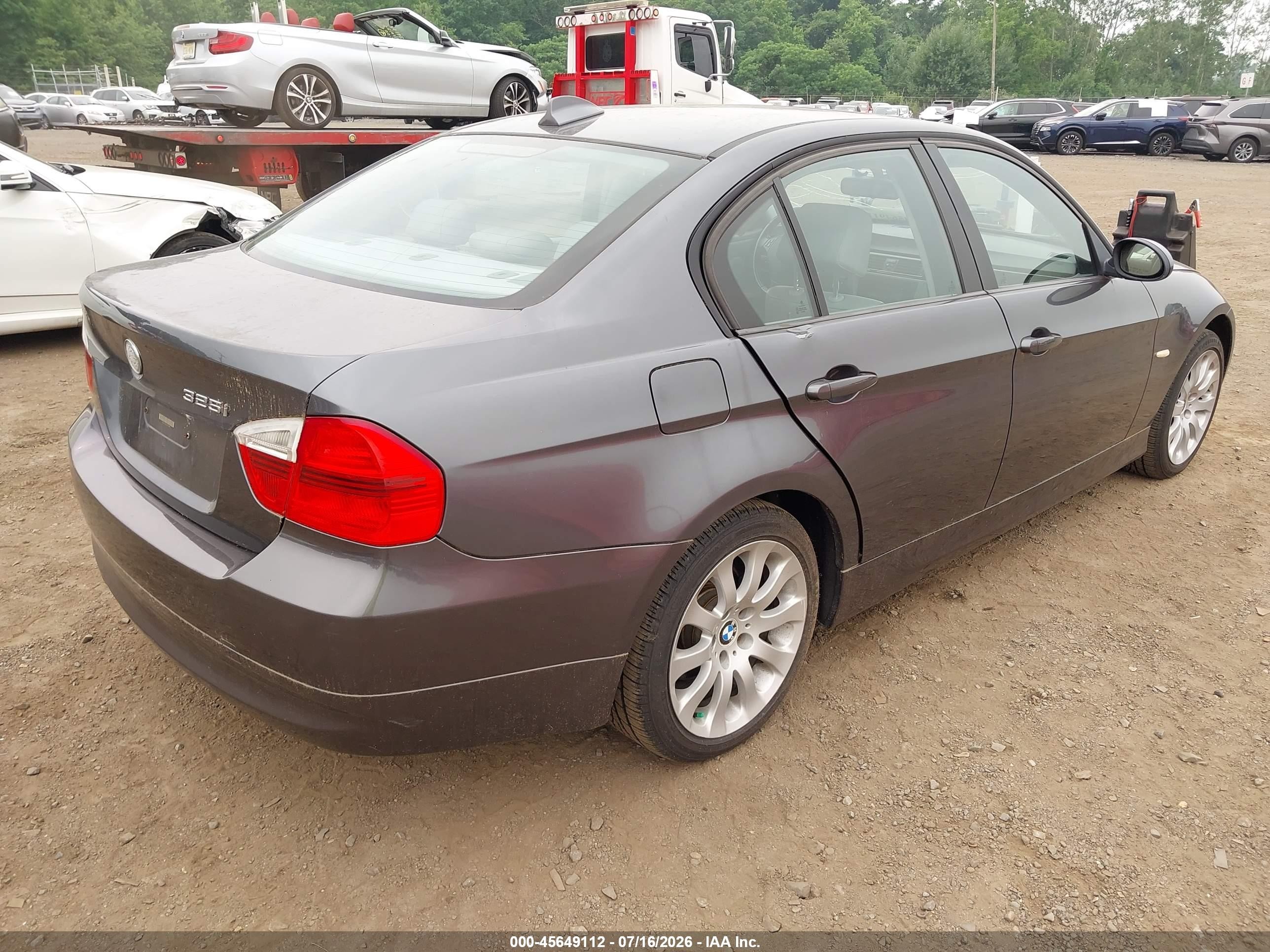 2006 Bmw 325i   Gray vin: WBAVB13576PT21401