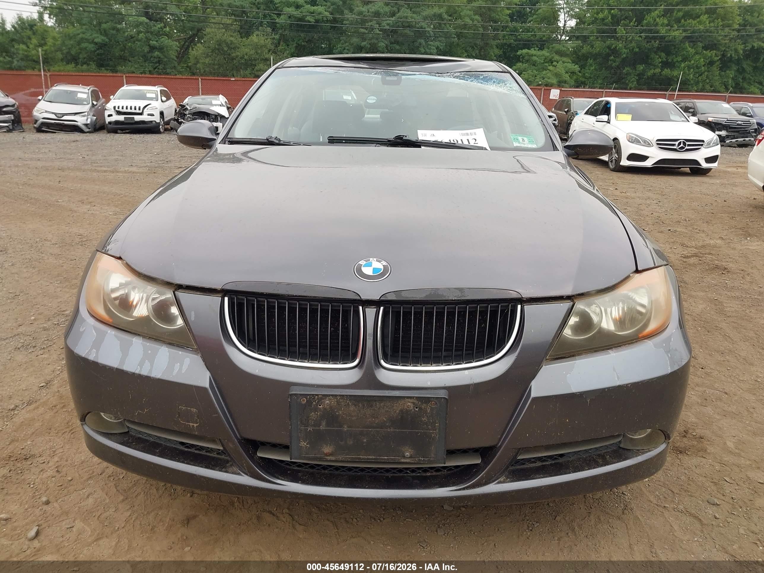 2006 Bmw 325i   Gray vin: WBAVB13576PT21401