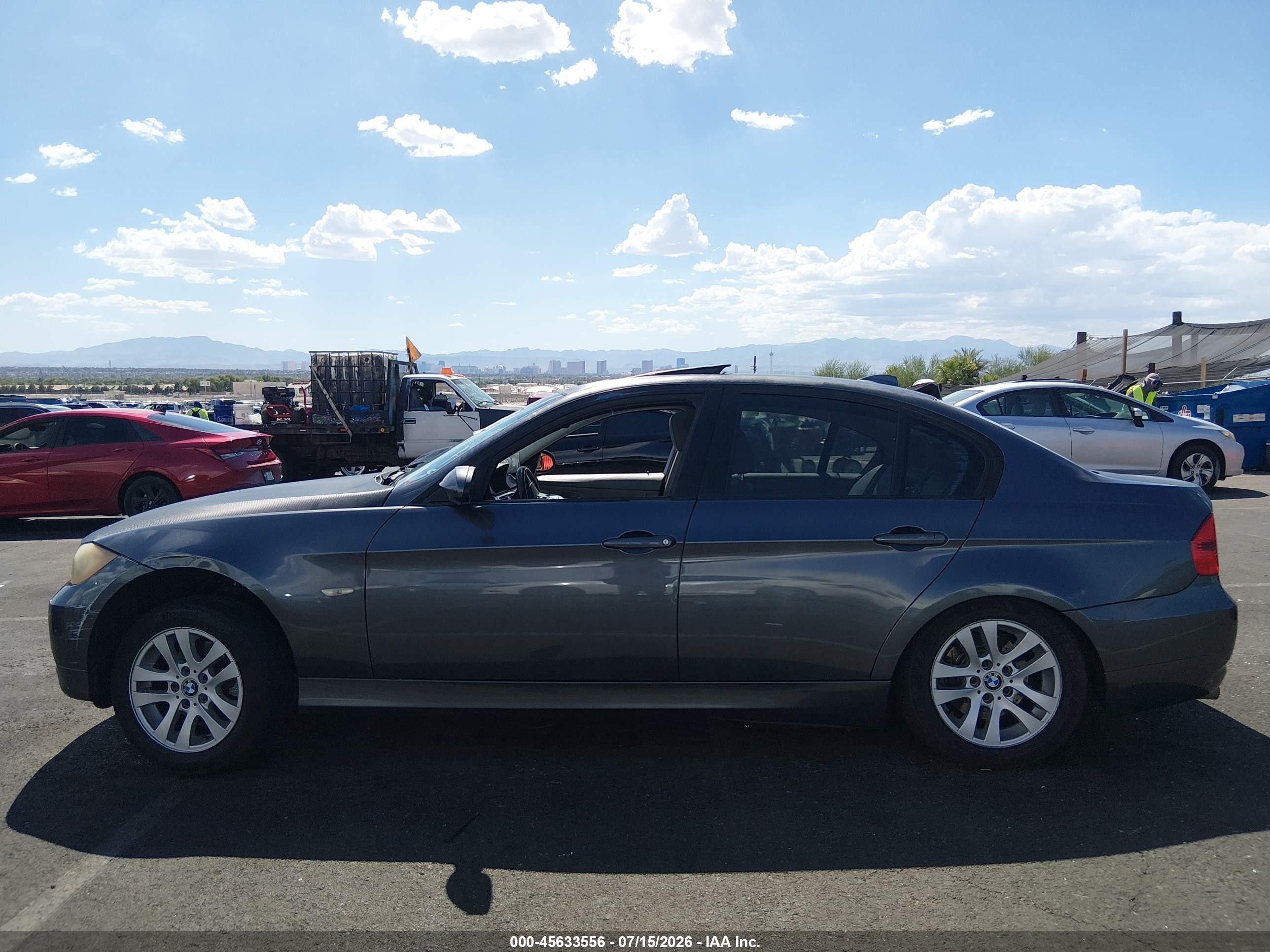 2006 Bmw 325i   Gray vin: WBAVB13586K000383