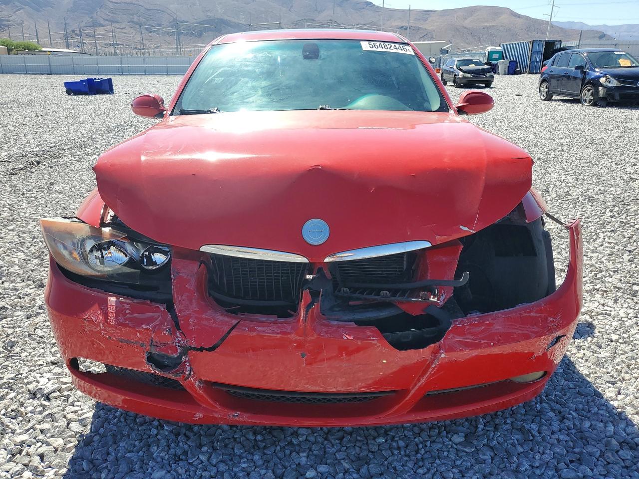 2006 Bmw 325 I Red vin: WBAVB13586KX34635