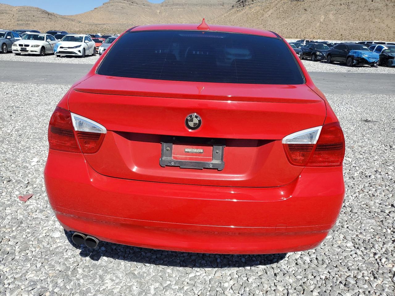 2006 Bmw 325 I Red vin: WBAVB13586KX34635