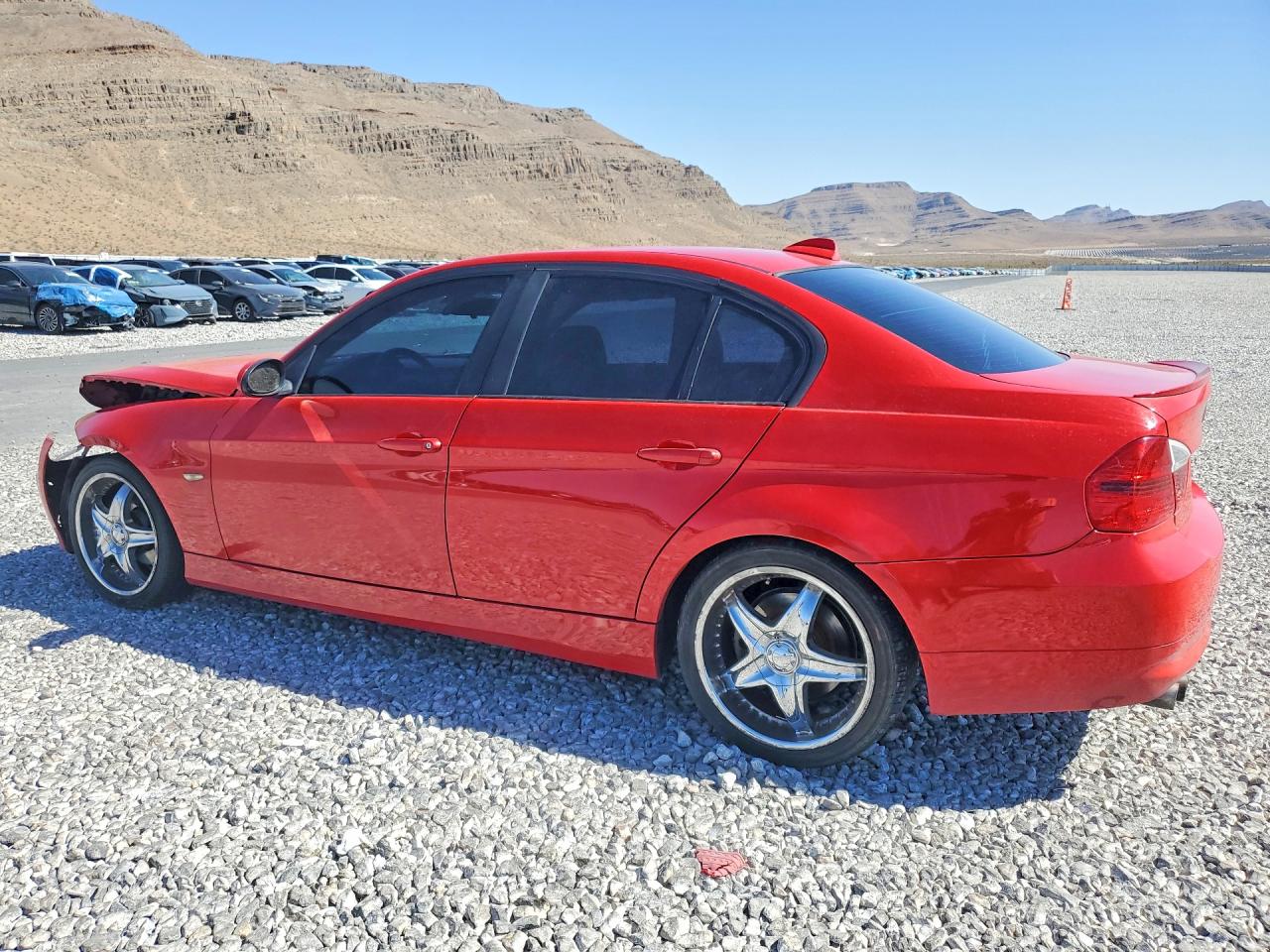 2006 Bmw 325 I Red vin: WBAVB13586KX34635
