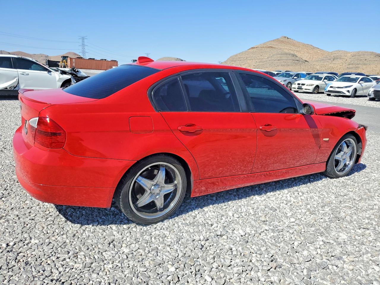 2006 Bmw 325 I Red vin: WBAVB13586KX34635