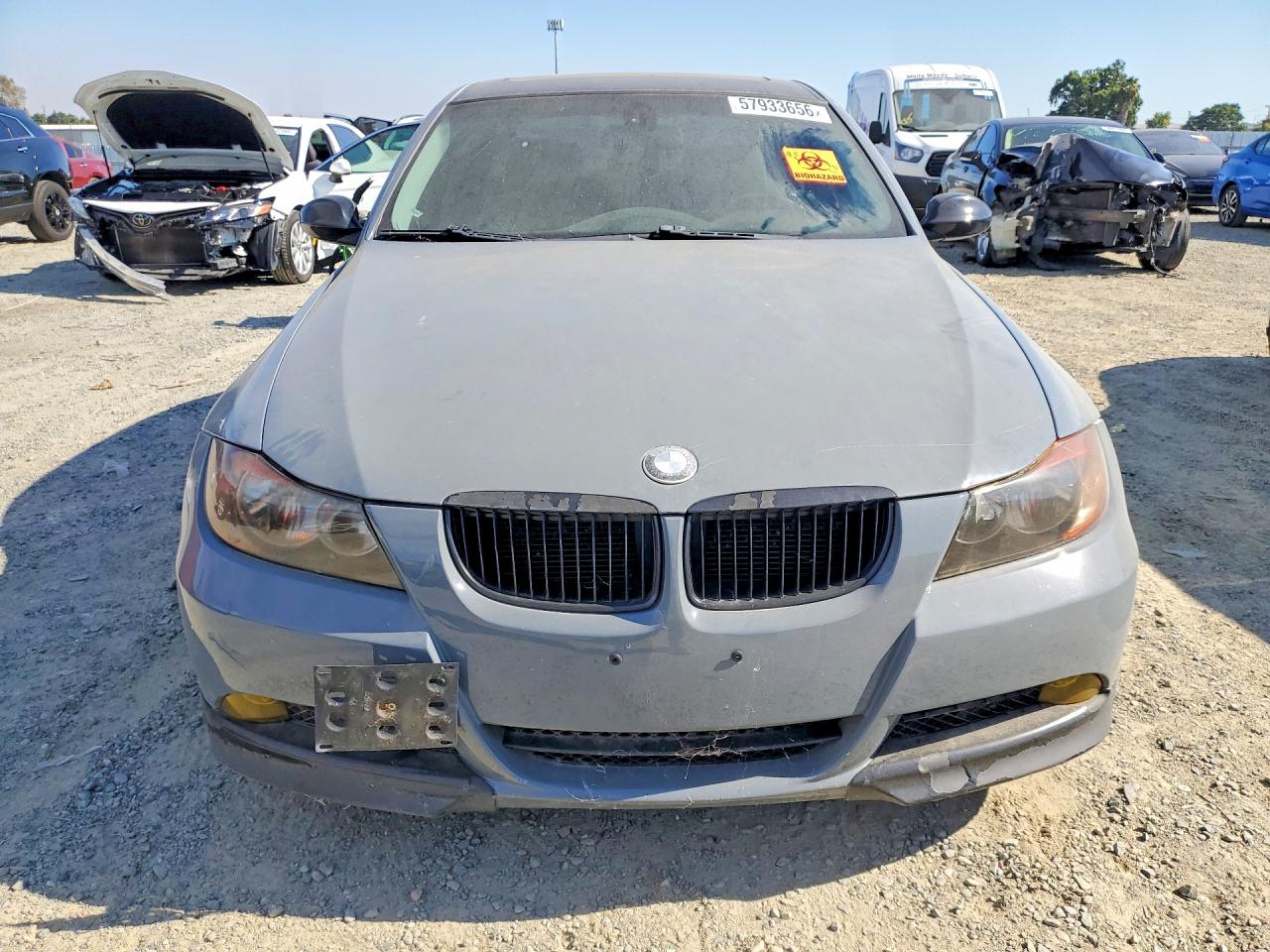 2006 Bmw 325 I Gray vin: WBAVB13586PT01898