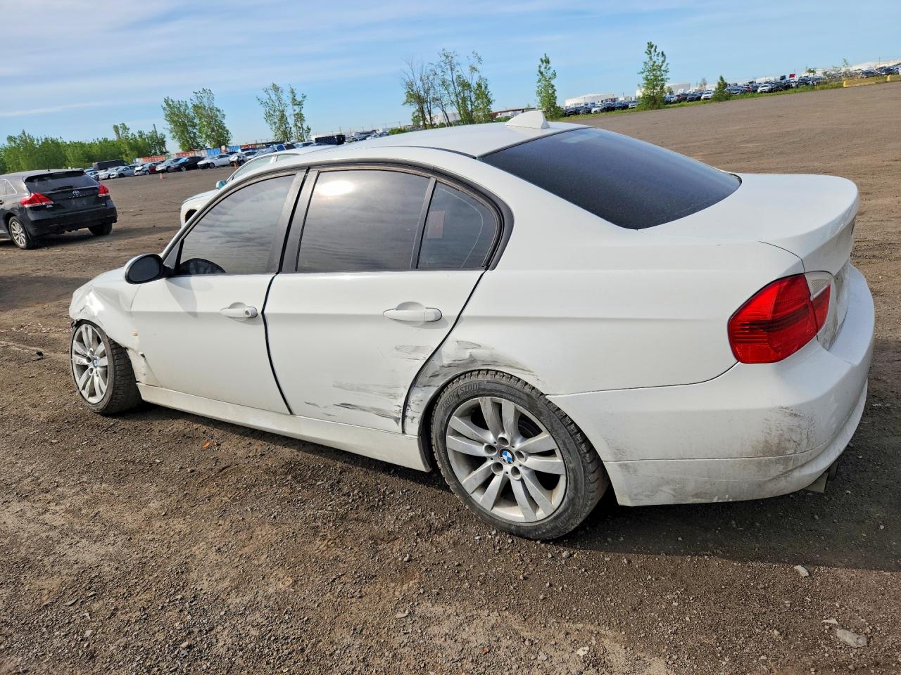 2006 Bmw 325 I White vin: WBAVB13586PT08740