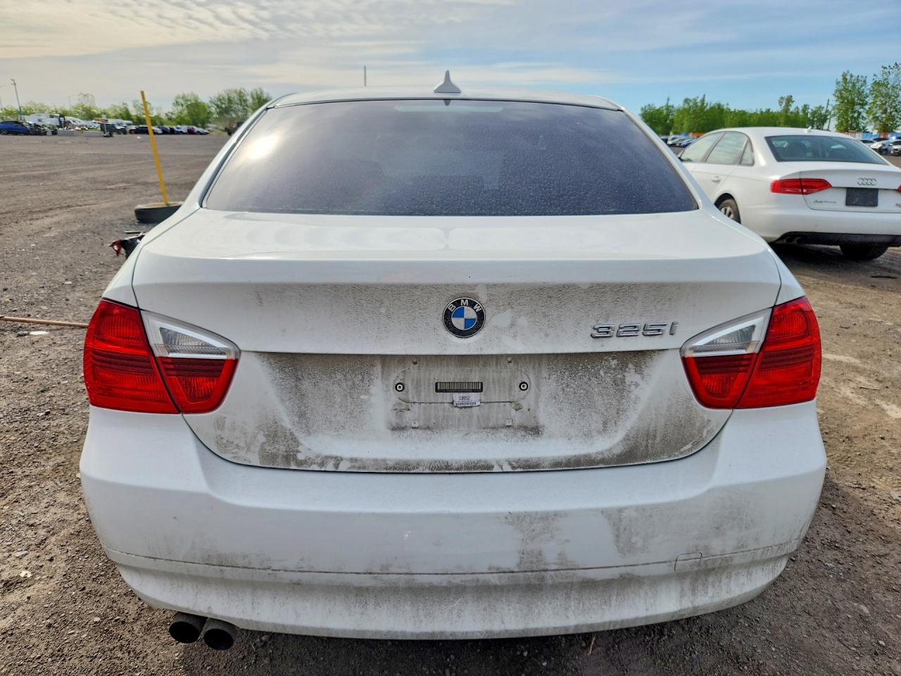 2006 Bmw 325 I White vin: WBAVB13586PT08740