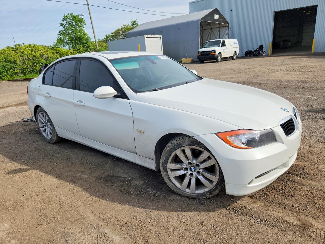 2006 Bmw 325 I White vin: WBAVB13586PT08740