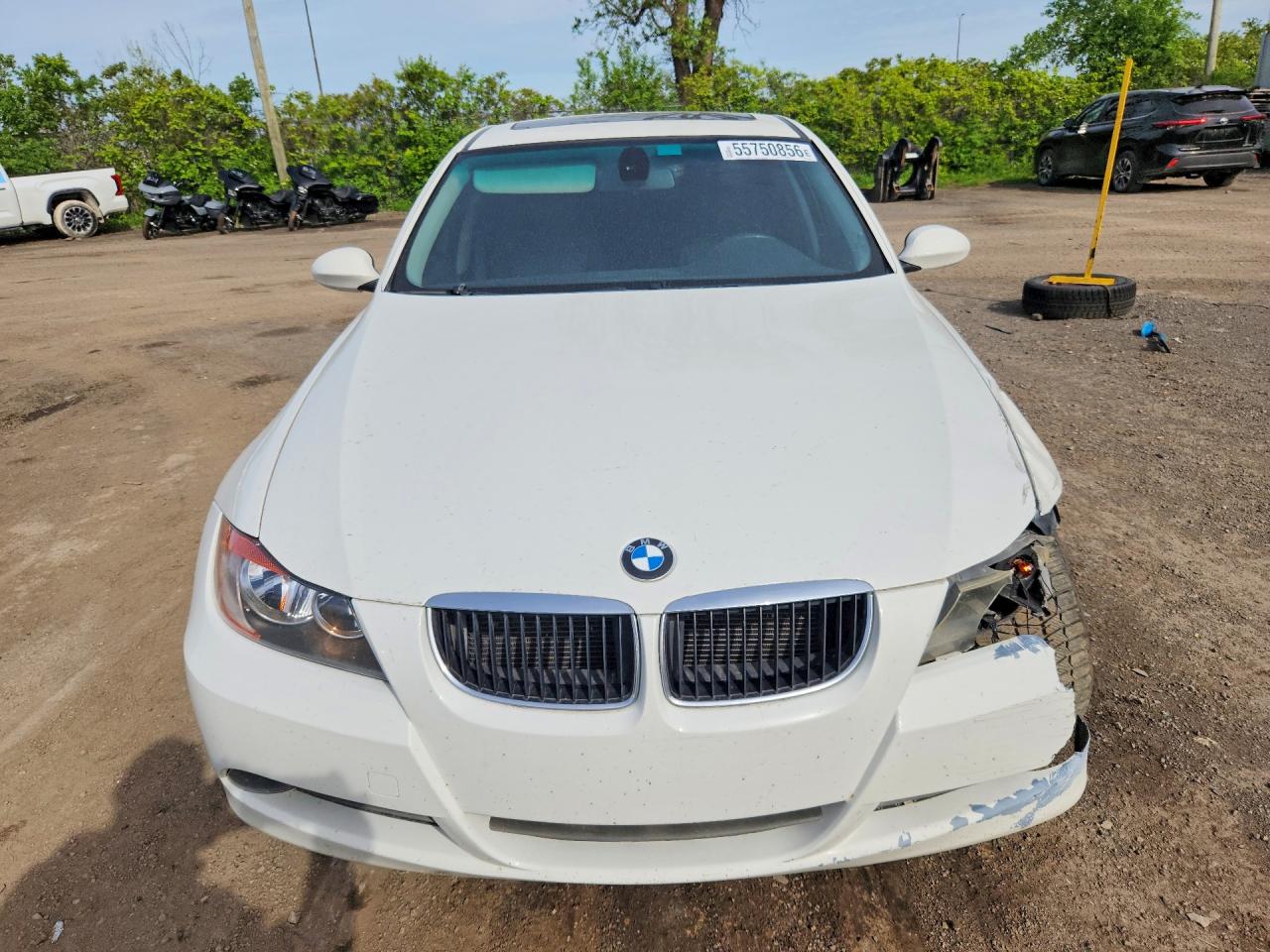2006 Bmw 325 I White vin: WBAVB13586PT08740