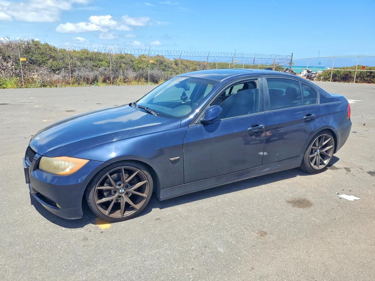 2006 Bmw 325 I Blue vin: WBAVB13596KX34062