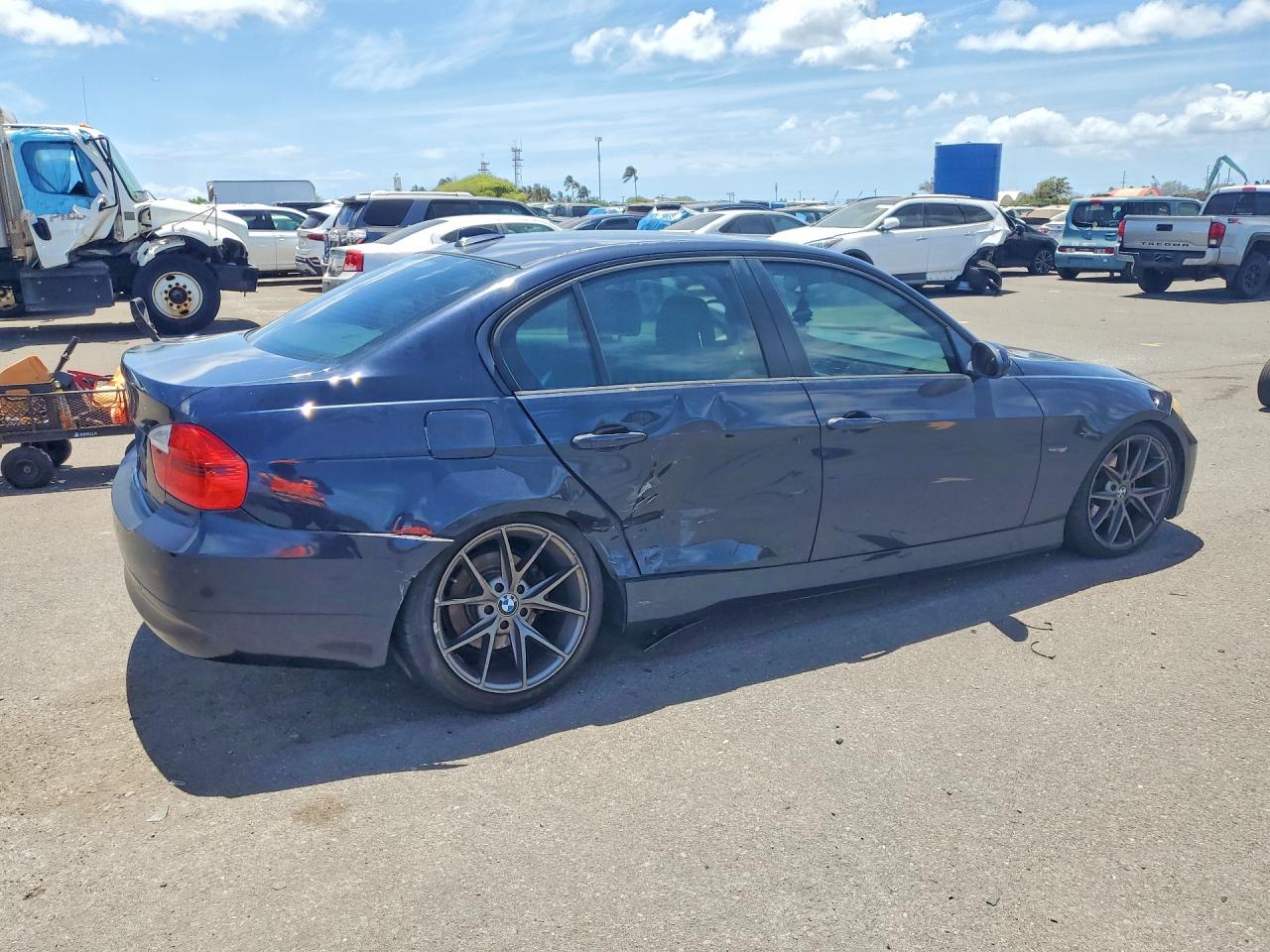2006 Bmw 325 I Blue vin: WBAVB13596KX34062