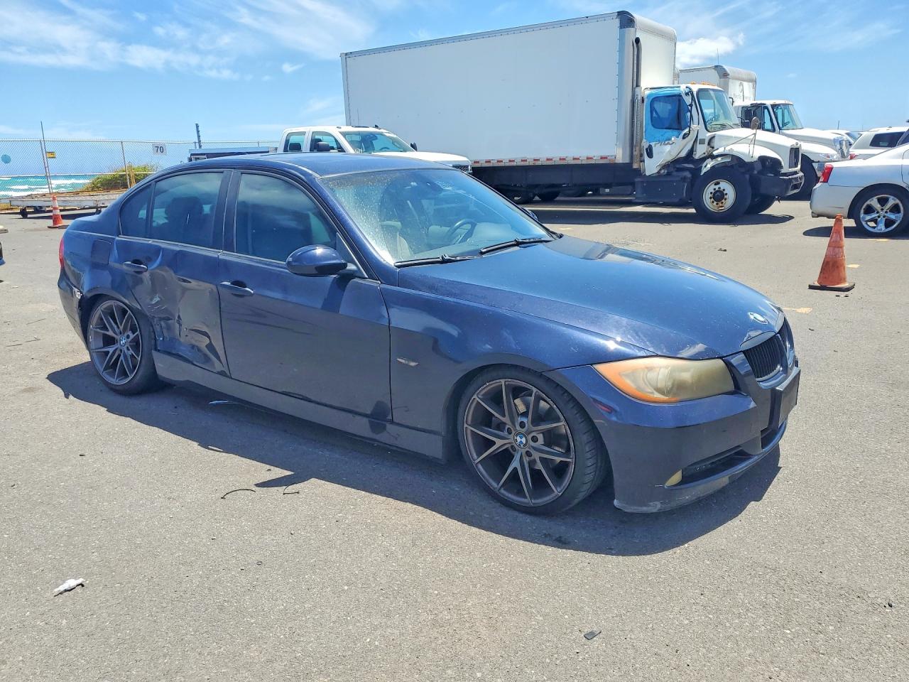 2006 Bmw 325 I Blue vin: WBAVB13596KX34062