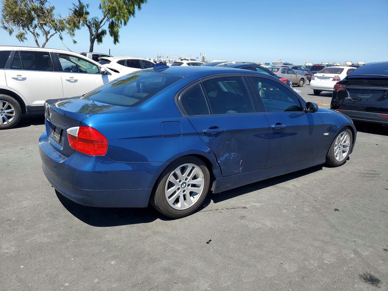 2006 Bmw 325 I Blue vin: WBAVB13596KX68955