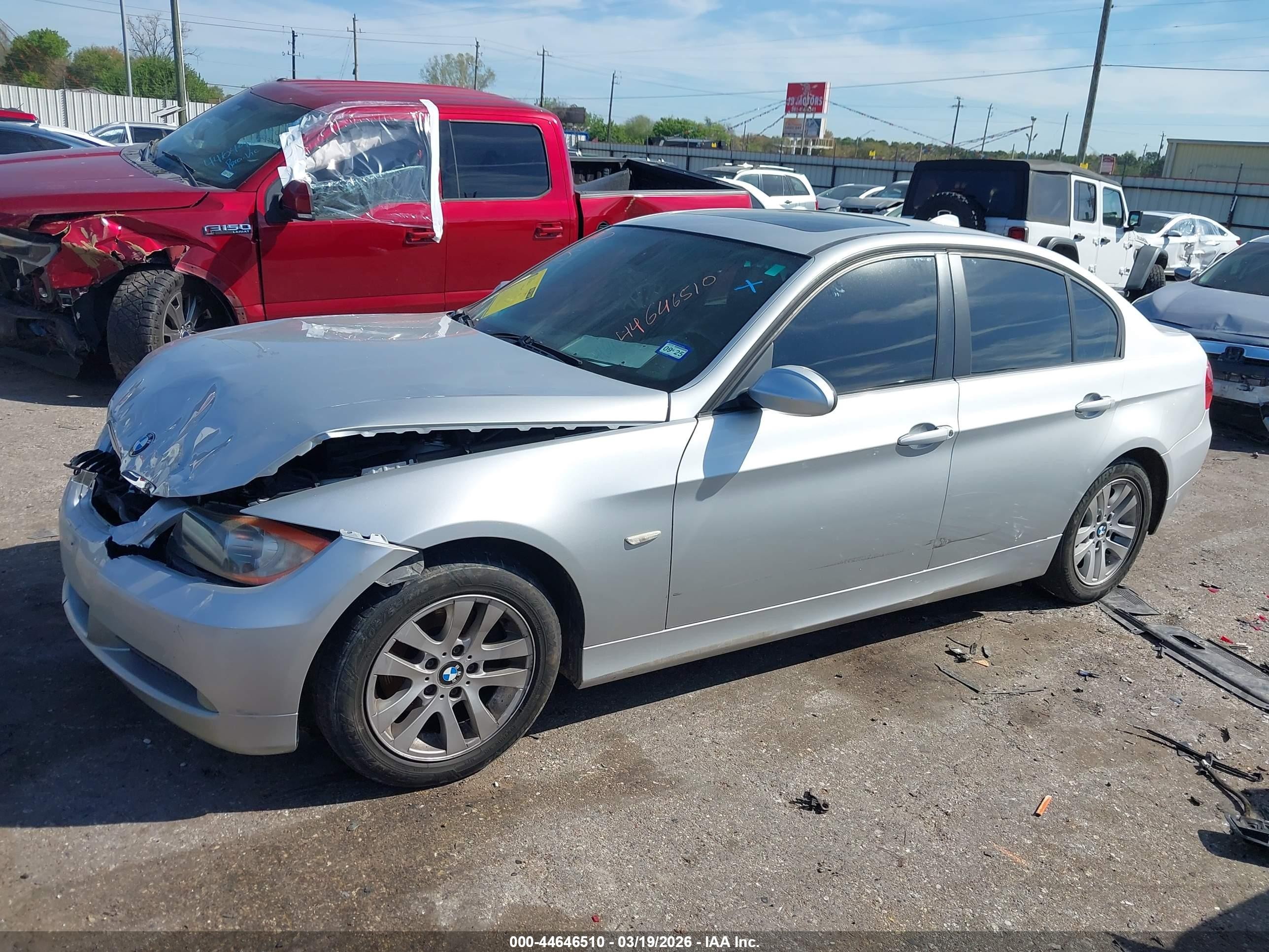 2006 Bmw 325i   Silver vin: WBAVB13596PT21609