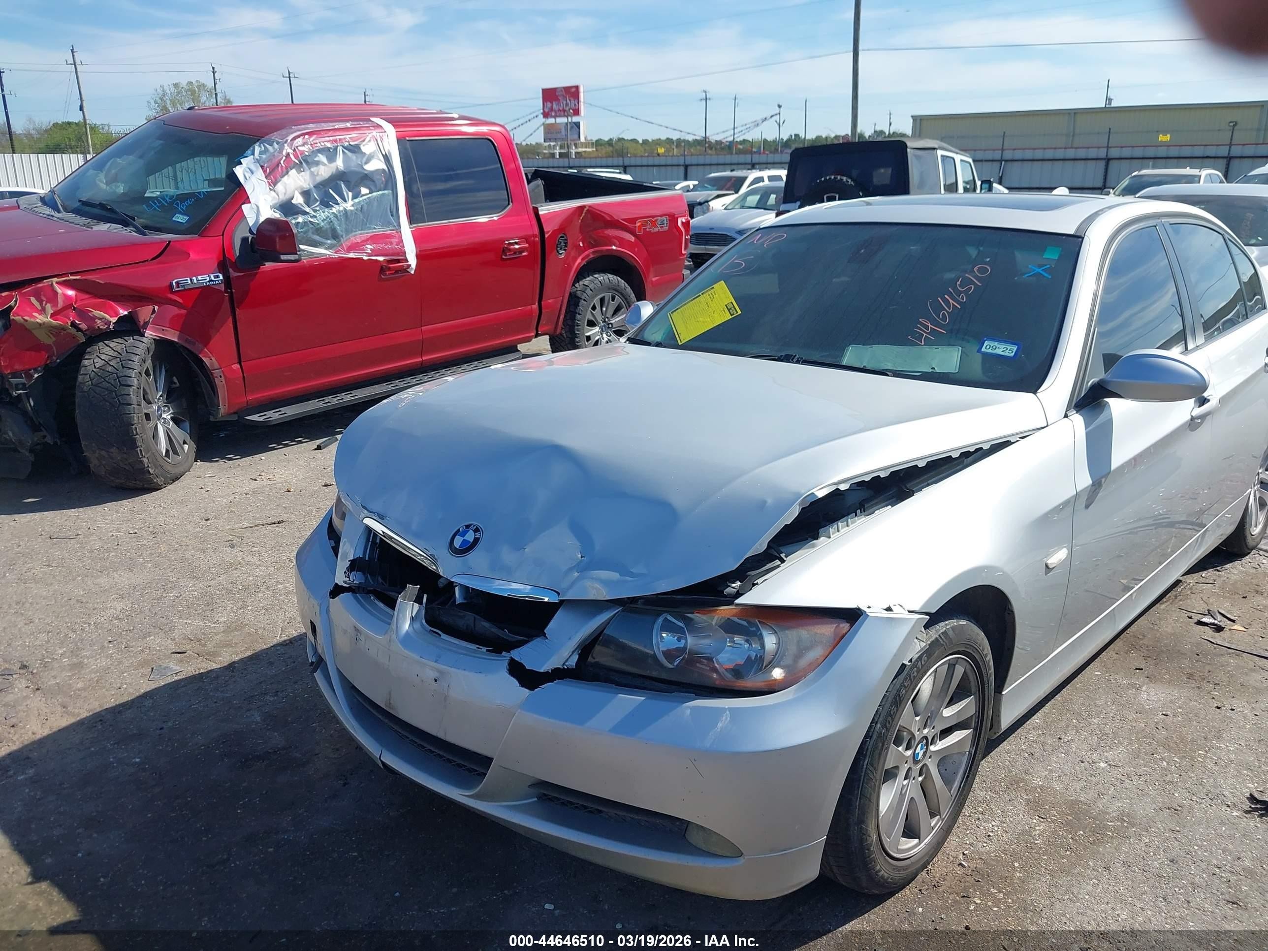2006 Bmw 325i   Silver vin: WBAVB13596PT21609