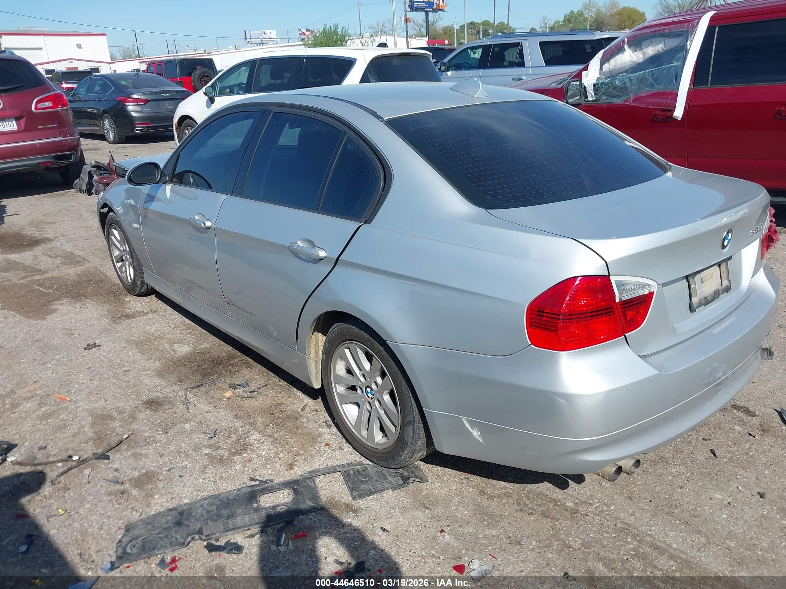 2006 Bmw 325i   Silver vin: WBAVB13596PT21609