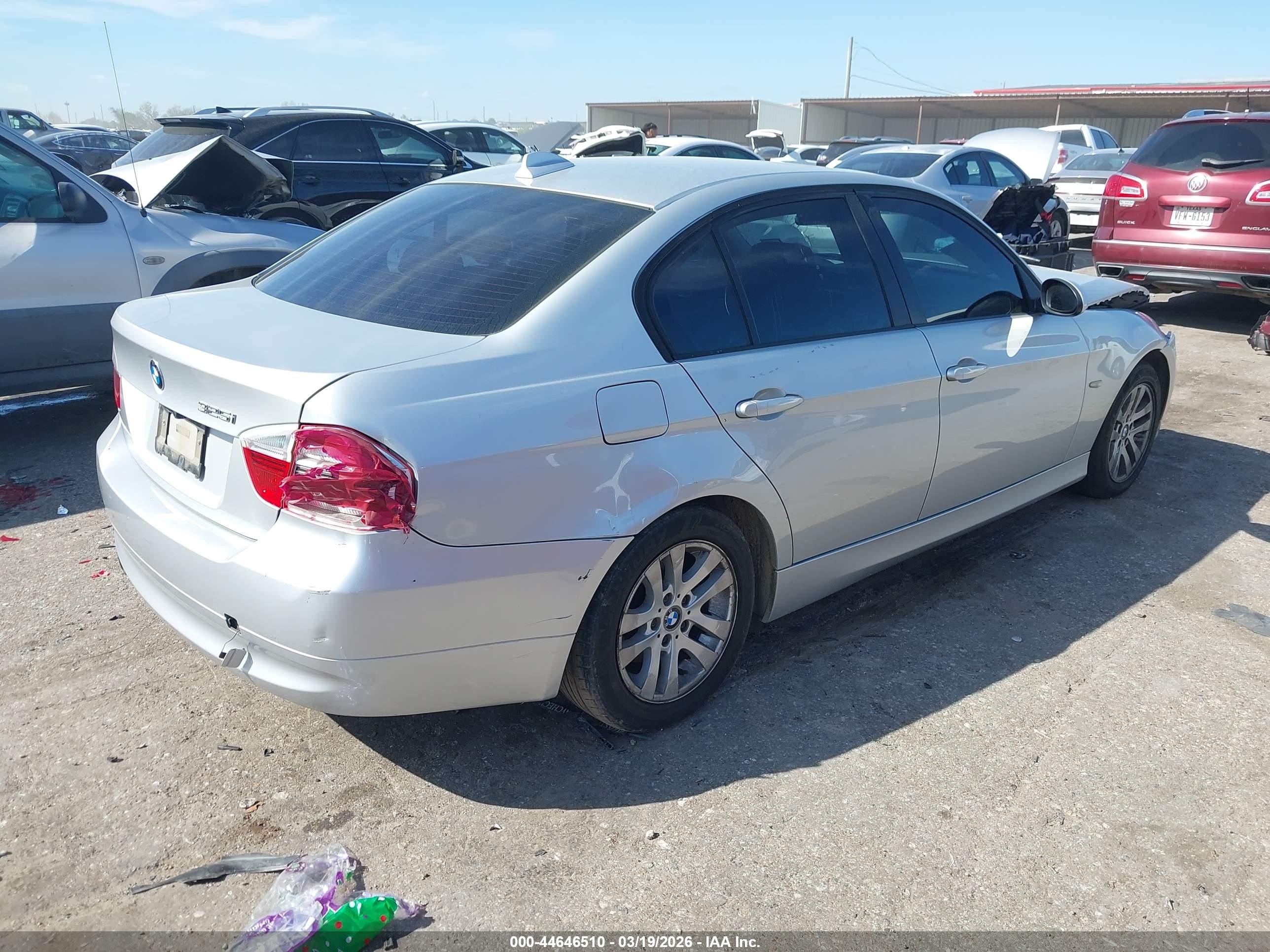 2006 Bmw 325i   Silver vin: WBAVB13596PT21609