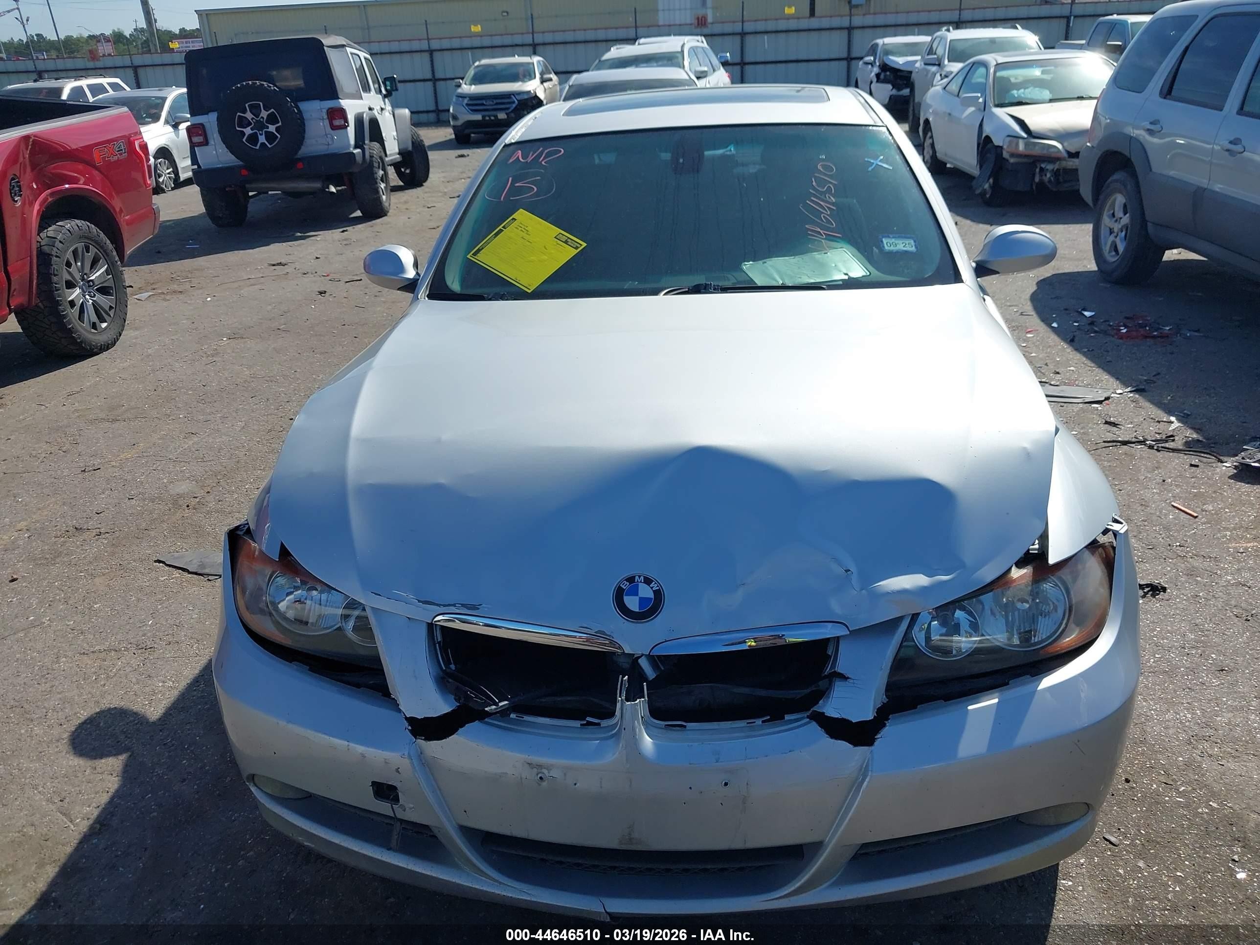 2006 Bmw 325i   Silver vin: WBAVB13596PT21609
