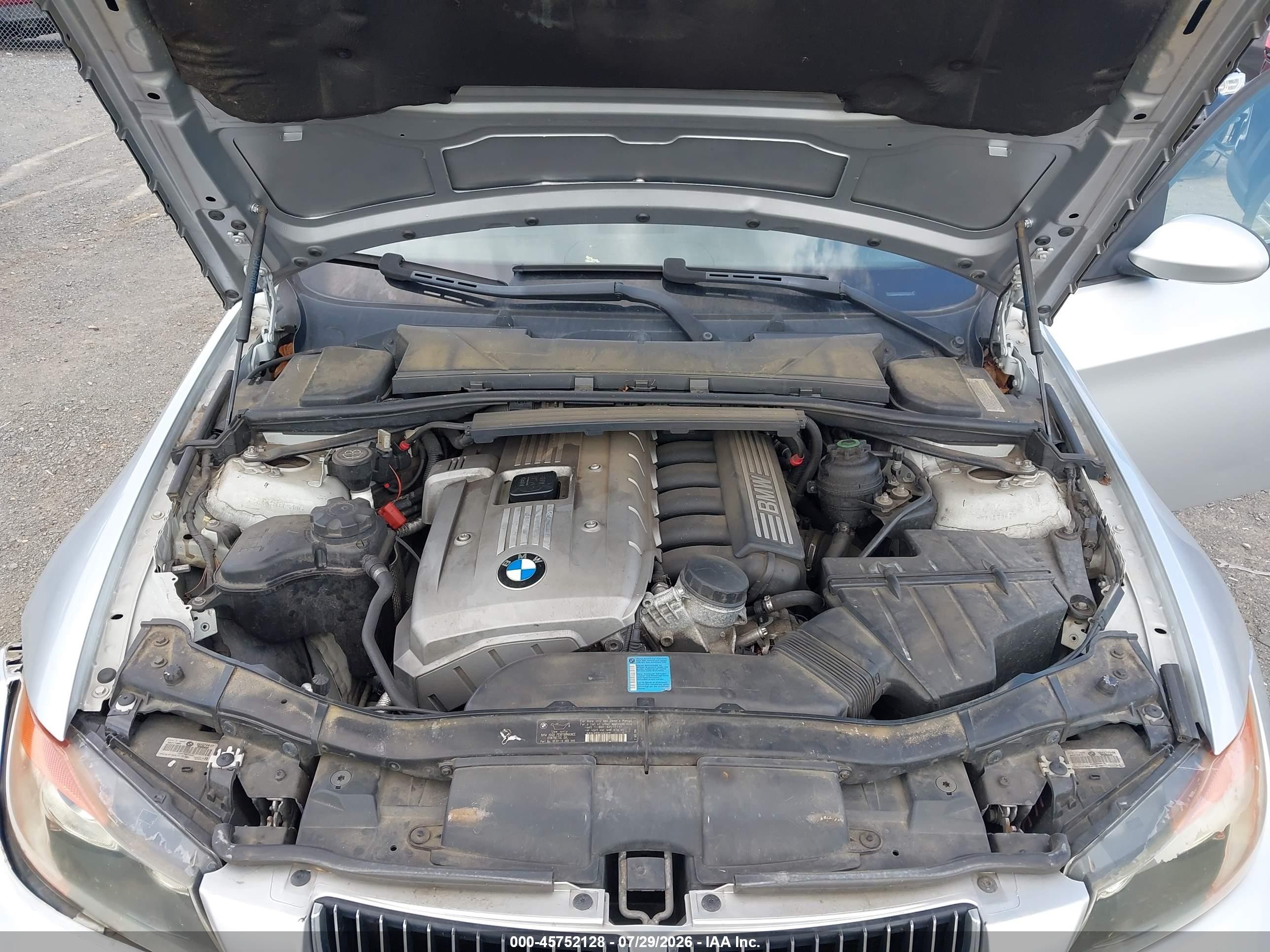2006 Bmw 325i   Серебряный vin: WBAVB13596PT23201