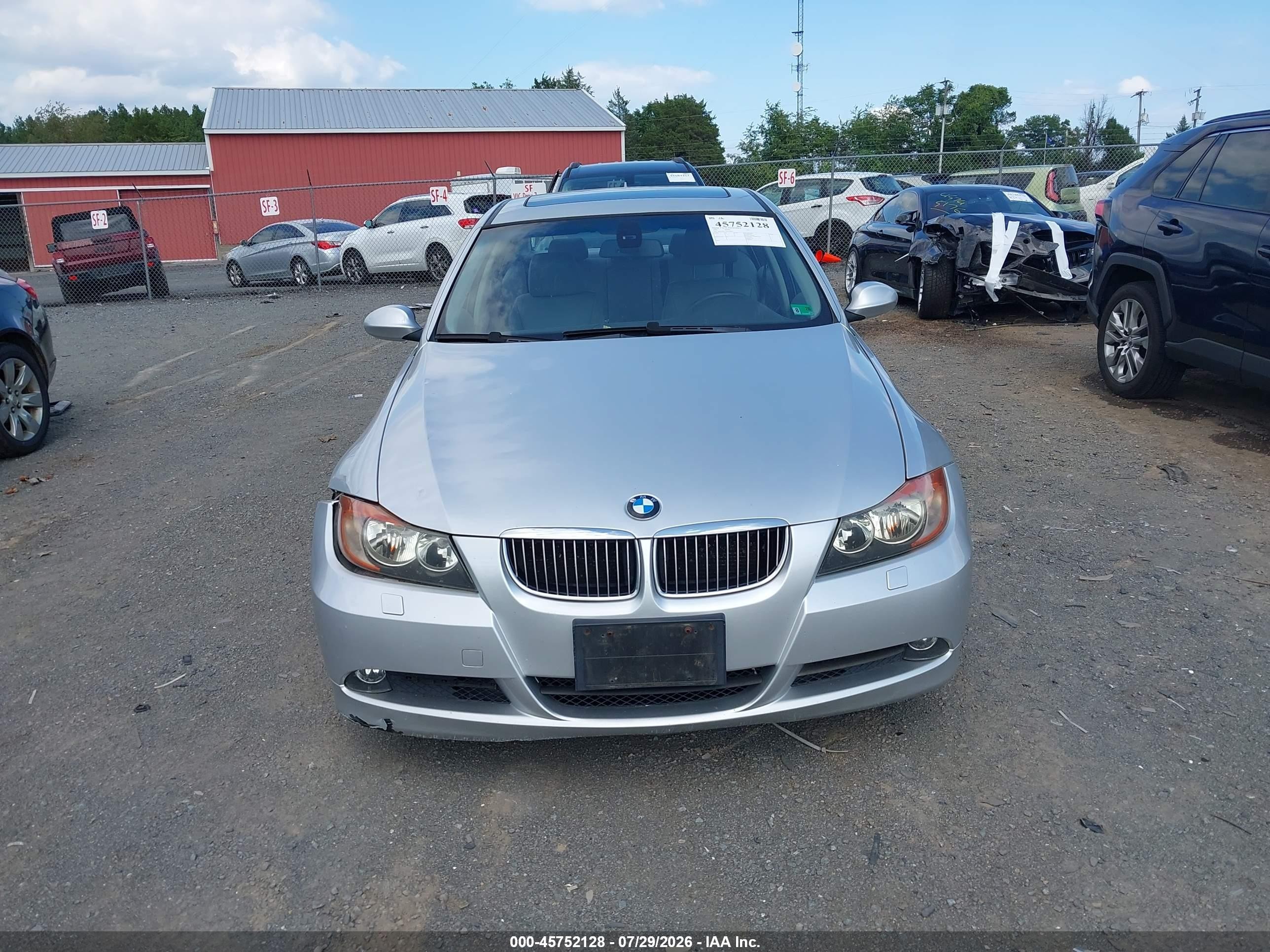 2006 Bmw 325i   Серебряный vin: WBAVB13596PT23201