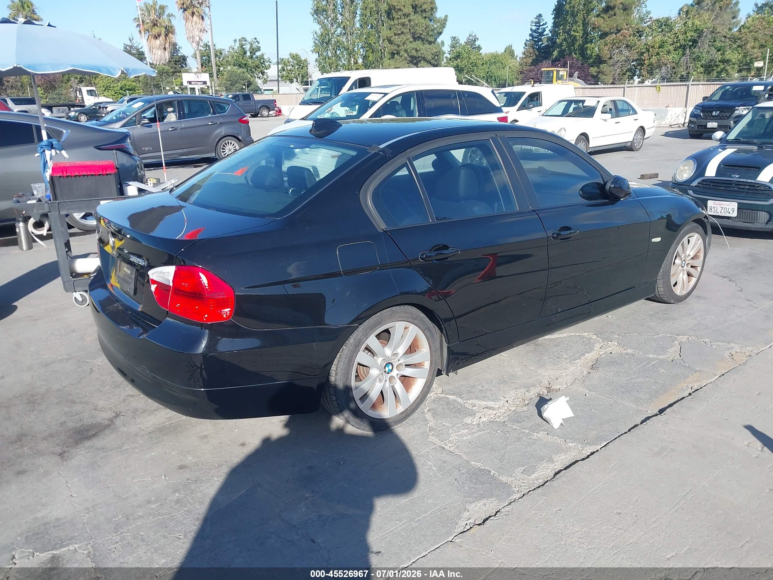 2006 Bmw 325i   Black vin: WBAVB135X6KX38590