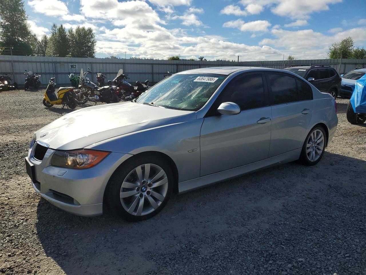 2006 Bmw 325 I Silver vin: WBAVB135X6KX66244
