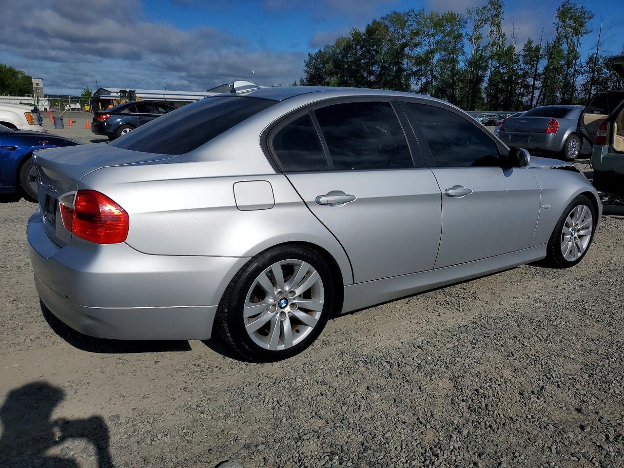 2006 Bmw 325 I Silver vin: WBAVB135X6KX66244