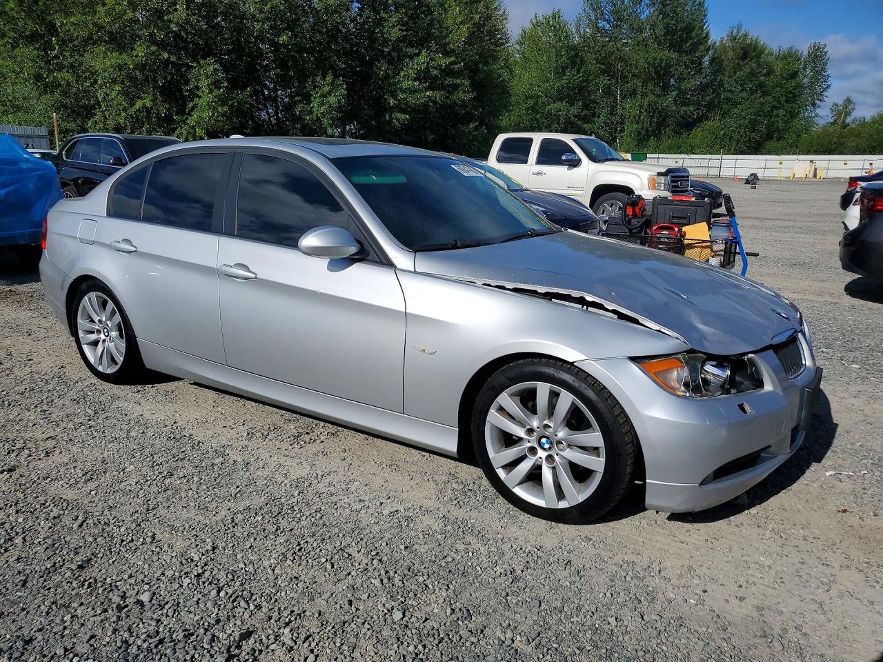 2006 Bmw 325 I Silver vin: WBAVB135X6KX66244