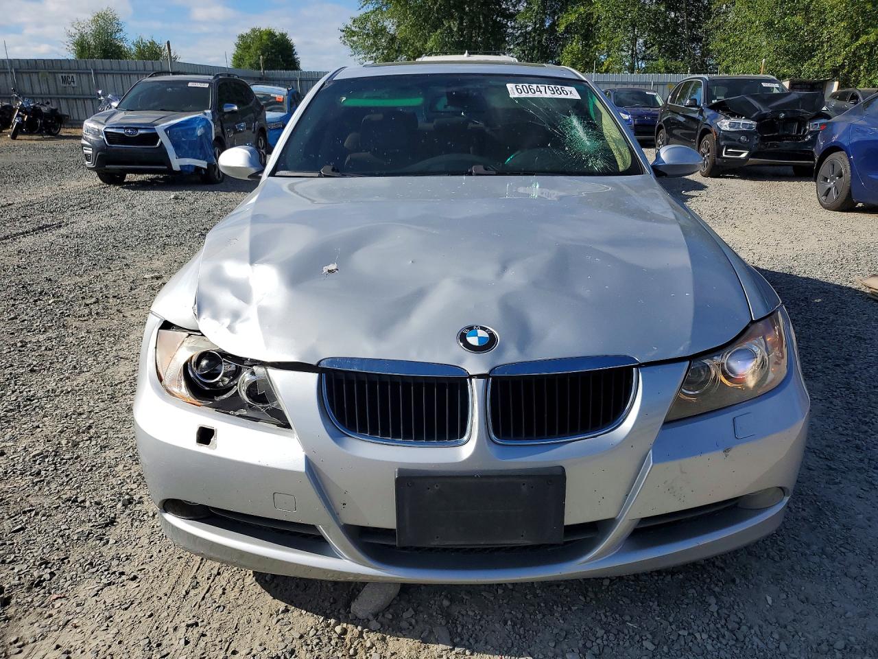 2006 Bmw 325 I Silver vin: WBAVB135X6KX66244