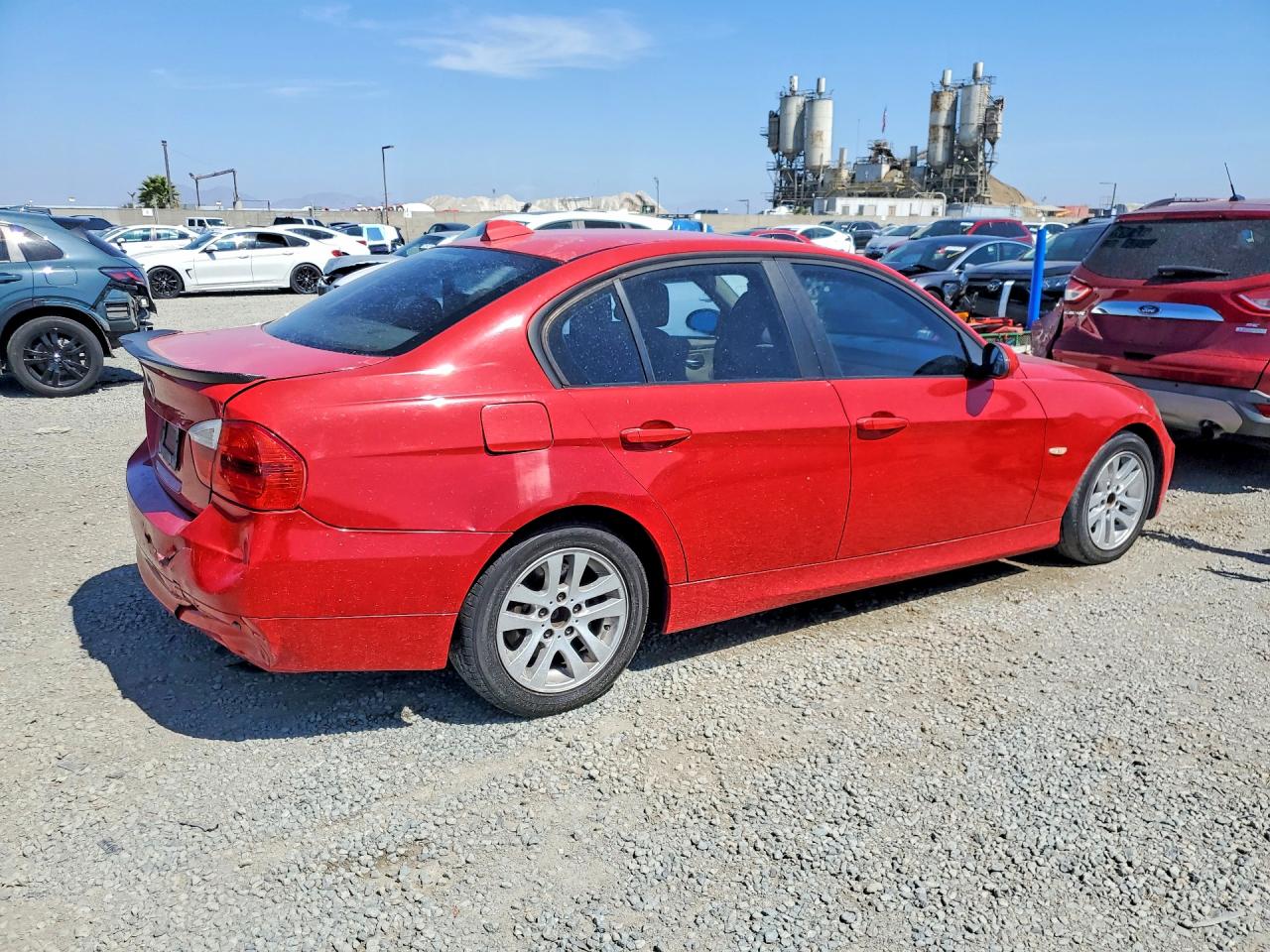 2006 Bmw 325 I Automatic Red vin: WBAVB17516NK34714
