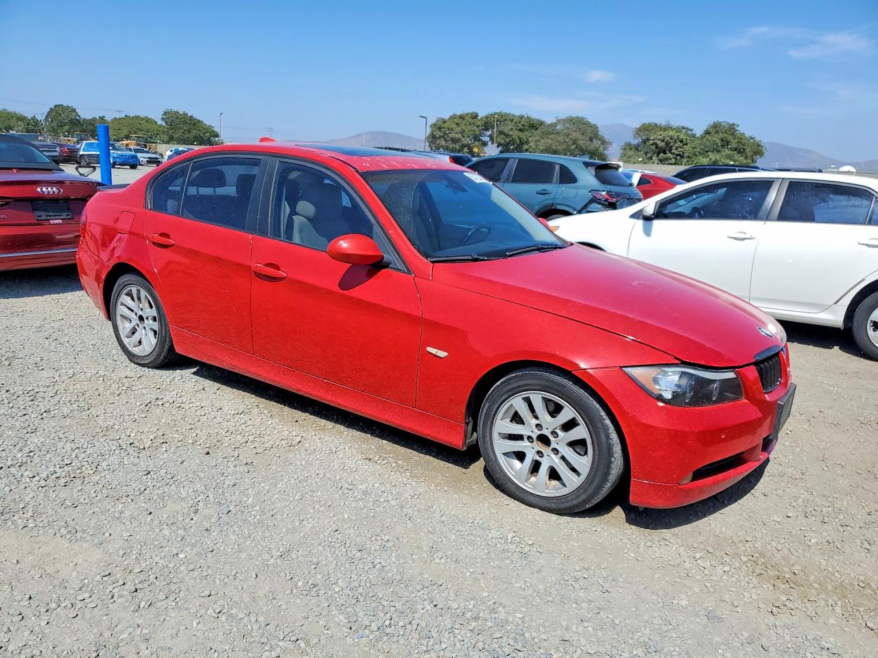 2006 Bmw 325 I Automatic Red vin: WBAVB17516NK34714