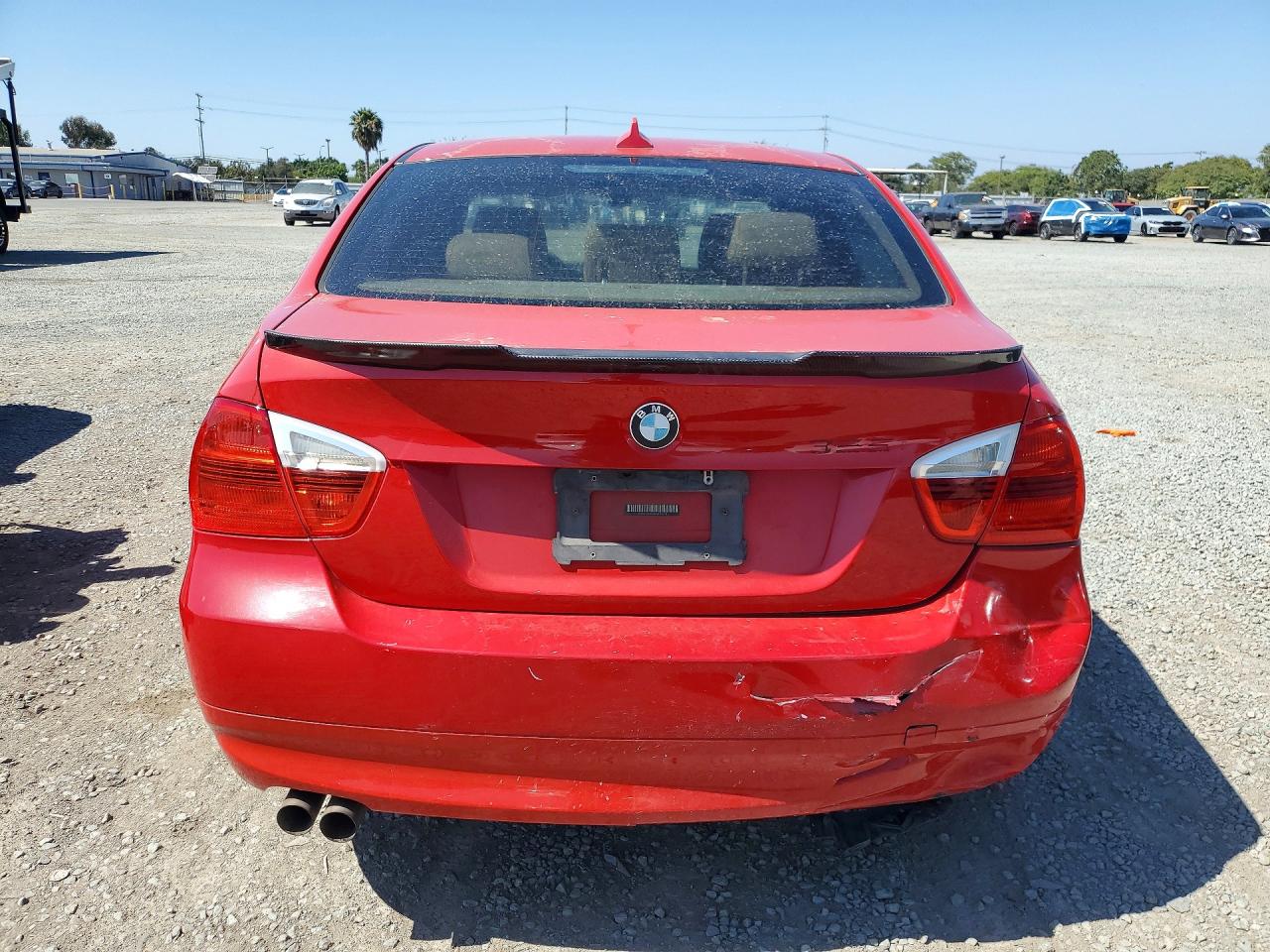 2006 Bmw 325 I Automatic Red vin: WBAVB17516NK34714
