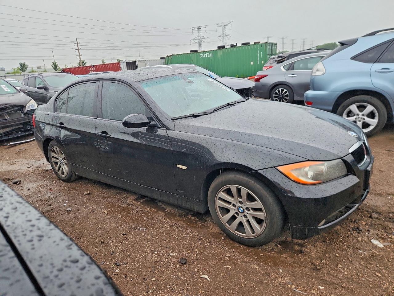 2006 Bmw 325 I Automatic Black vin: WBAVB17526NK33572