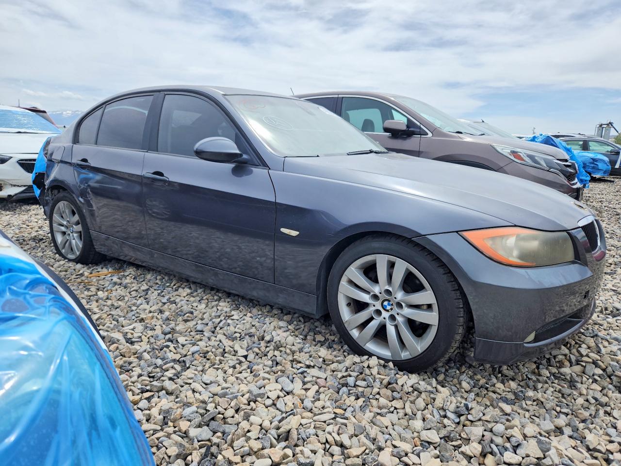 2006 Bmw 325 I Automatic Gray vin: WBAVB17526NK38884