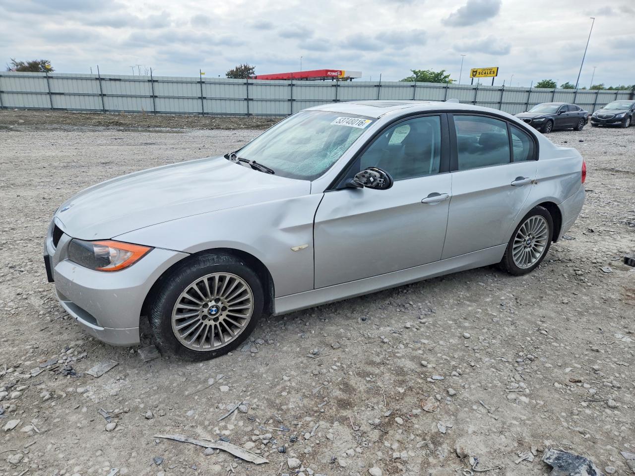 2006 Bmw 325 I Automatic Silver vin: WBAVB17536NK36626