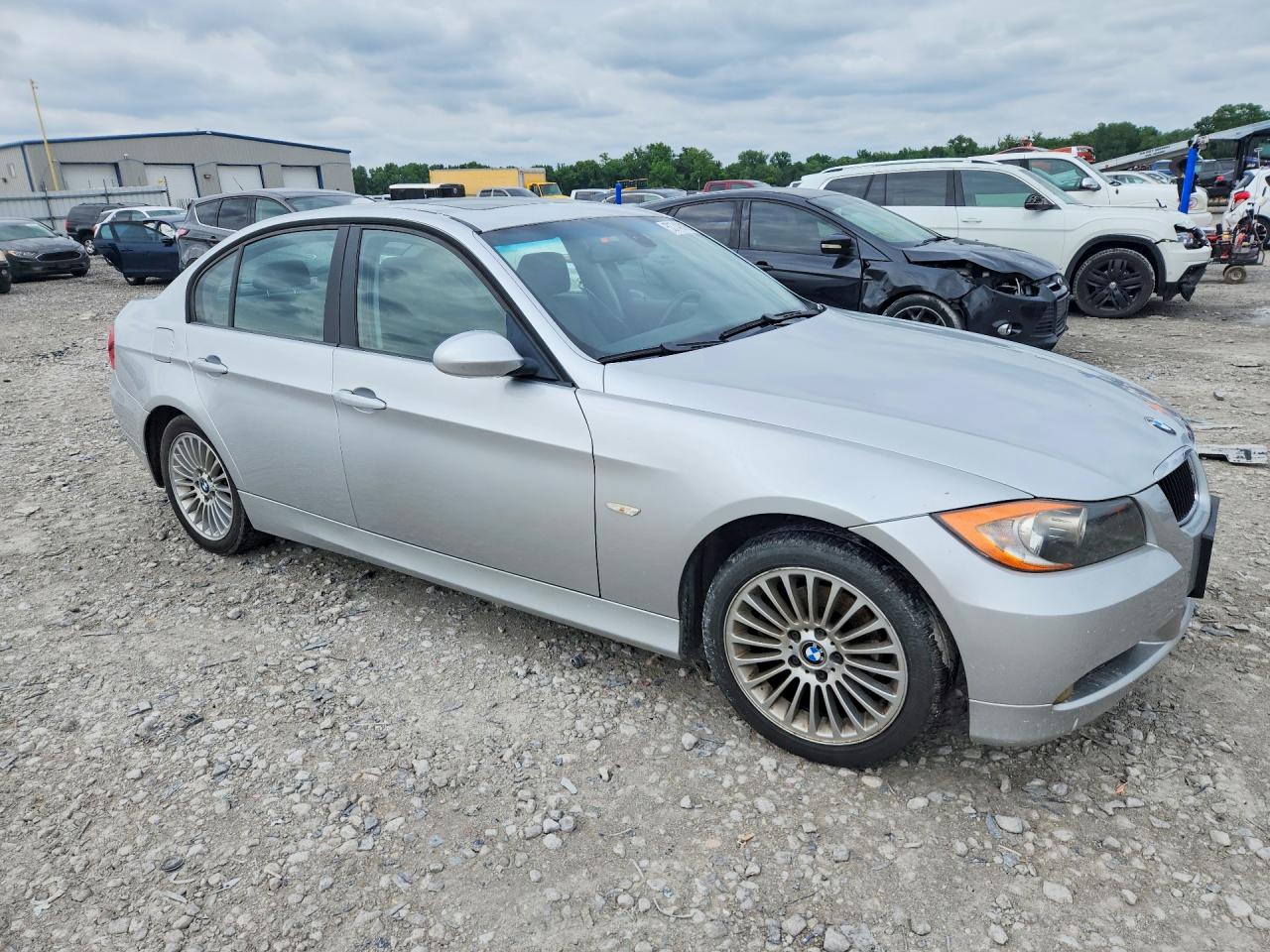 2006 Bmw 325 I Automatic Silver vin: WBAVB17536NK36626