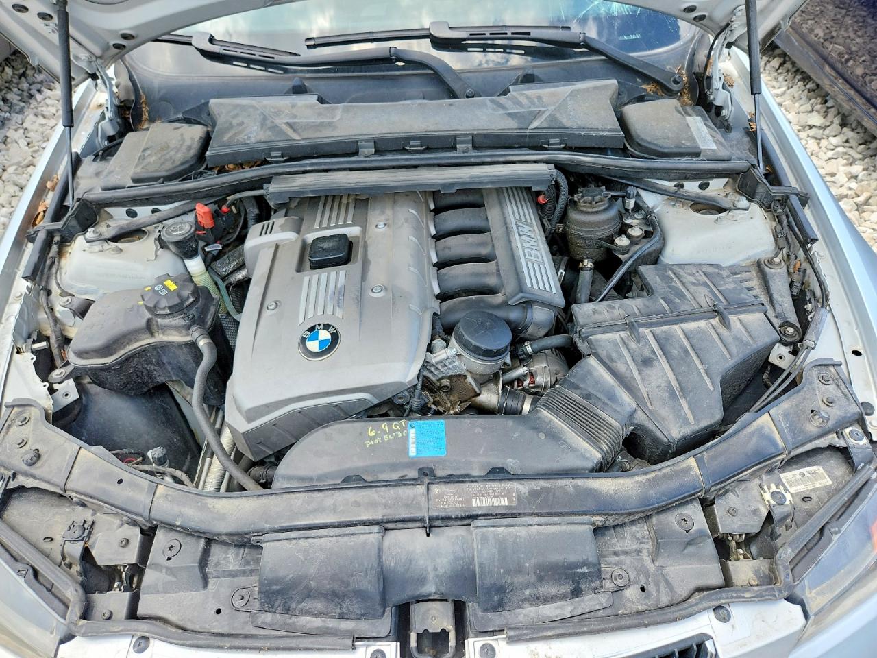 2006 Bmw 325 I Automatic Silver vin: WBAVB17536NK36626