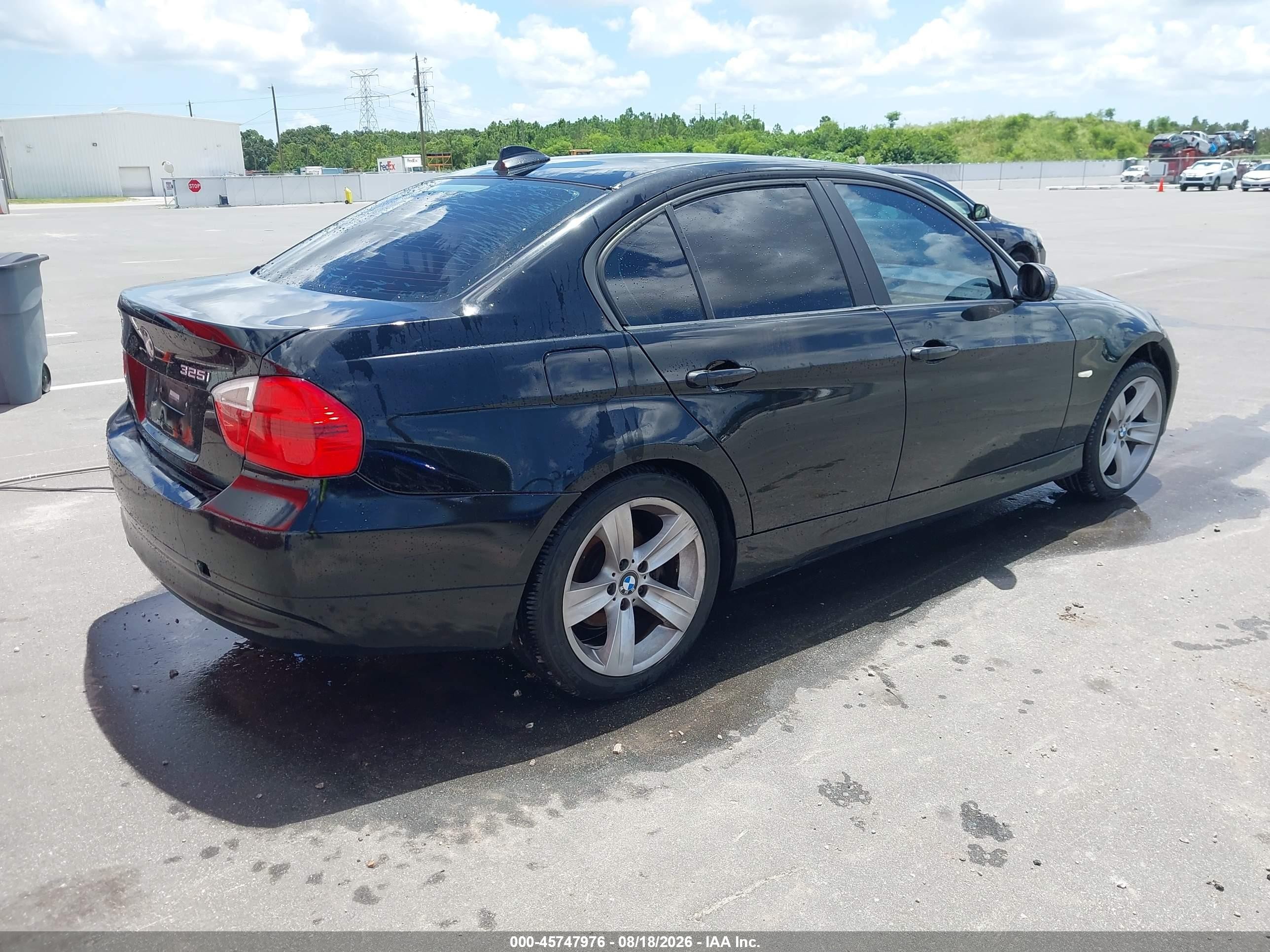 2006 Bmw 325i   Black vin: WBAVB17546NK33069