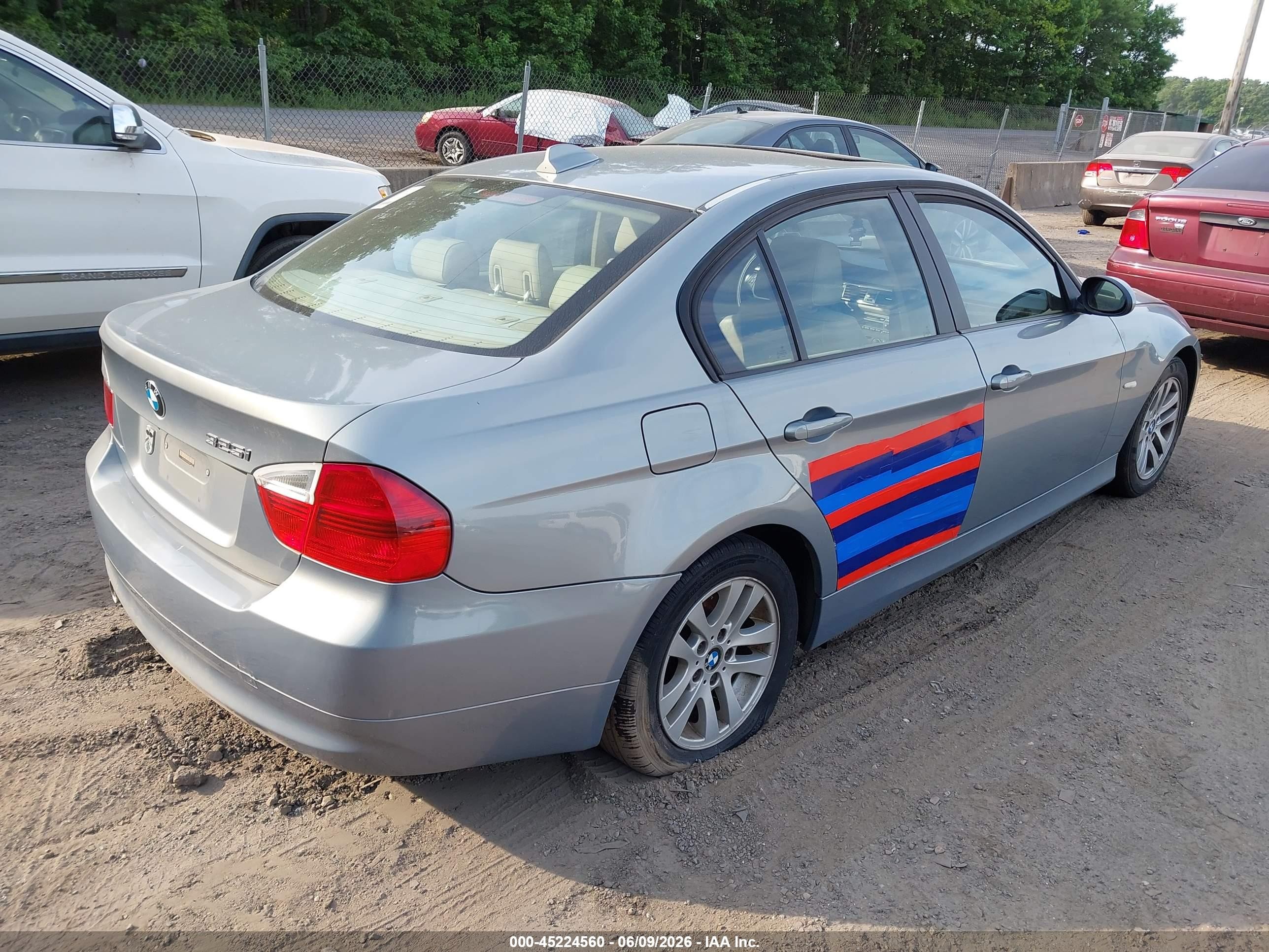 2006 Bmw 325i   Teal vin: WBAVB17566NK38869