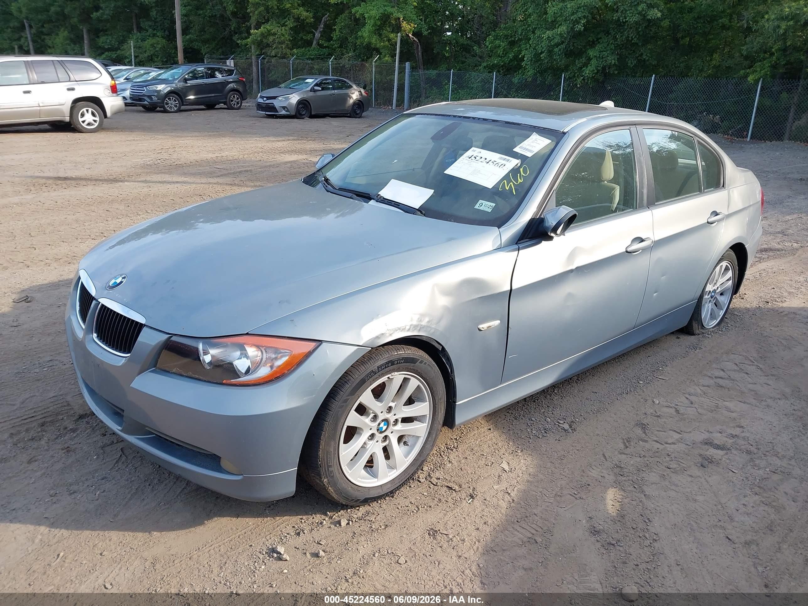 2006 Bmw 325i   Teal vin: WBAVB17566NK38869