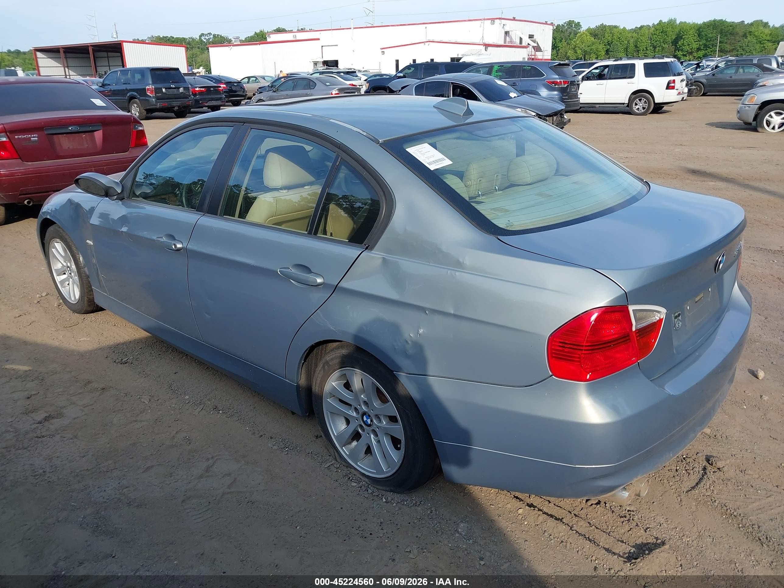 2006 Bmw 325i   Teal vin: WBAVB17566NK38869