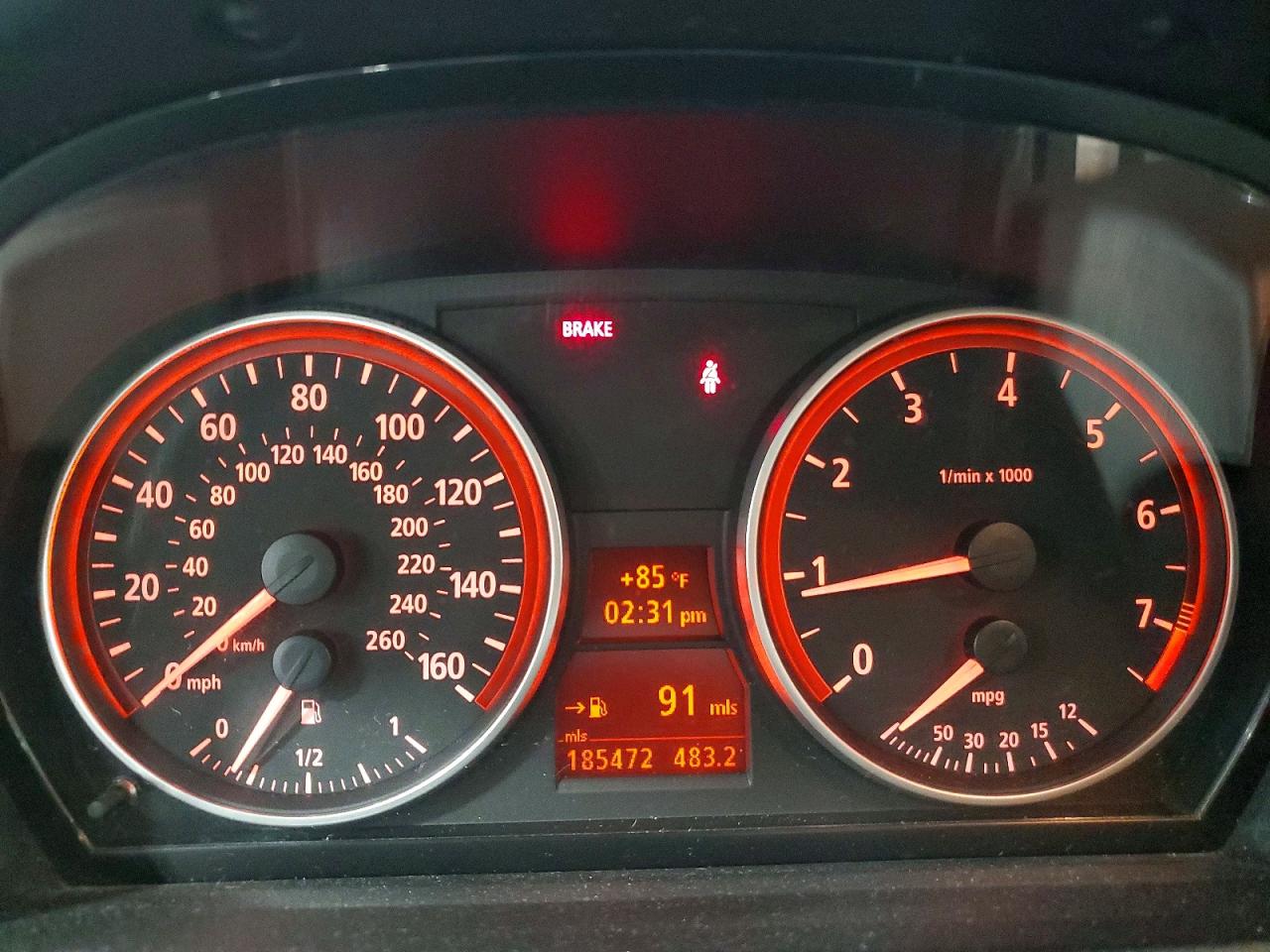 2006 Bmw 325 I Automatic Blue vin: WBAVB17576NH93056