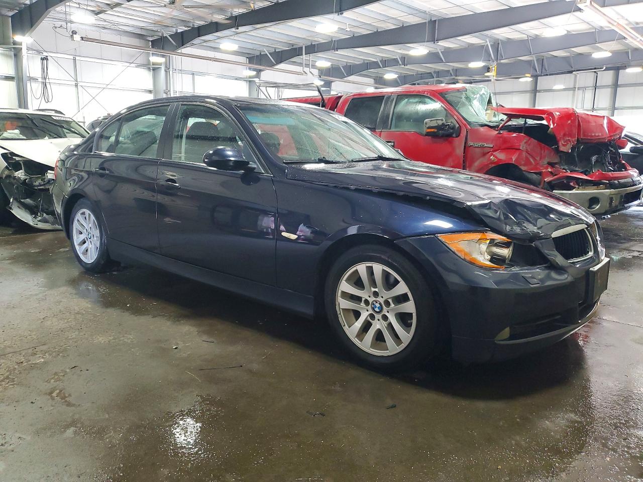 2006 Bmw 325 I Automatic Blue vin: WBAVB17576NH93056