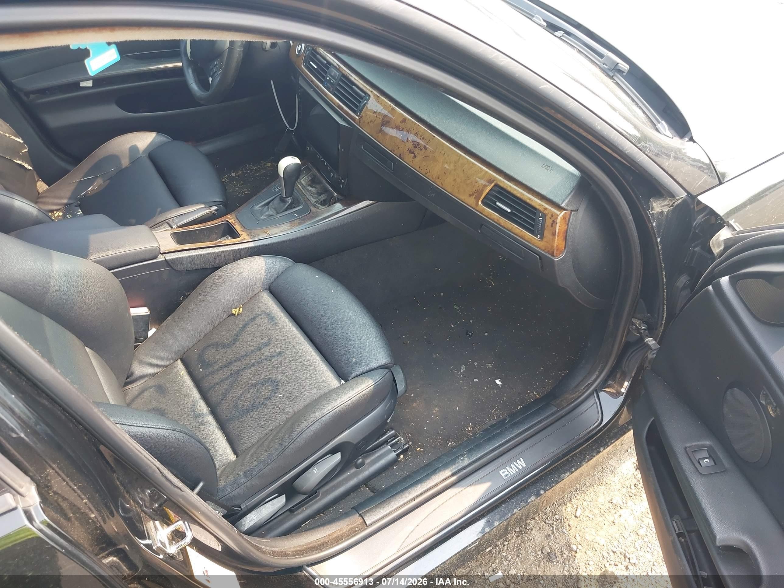 2006 Bmw 325i   Черный vin: WBAVB17576NK32482