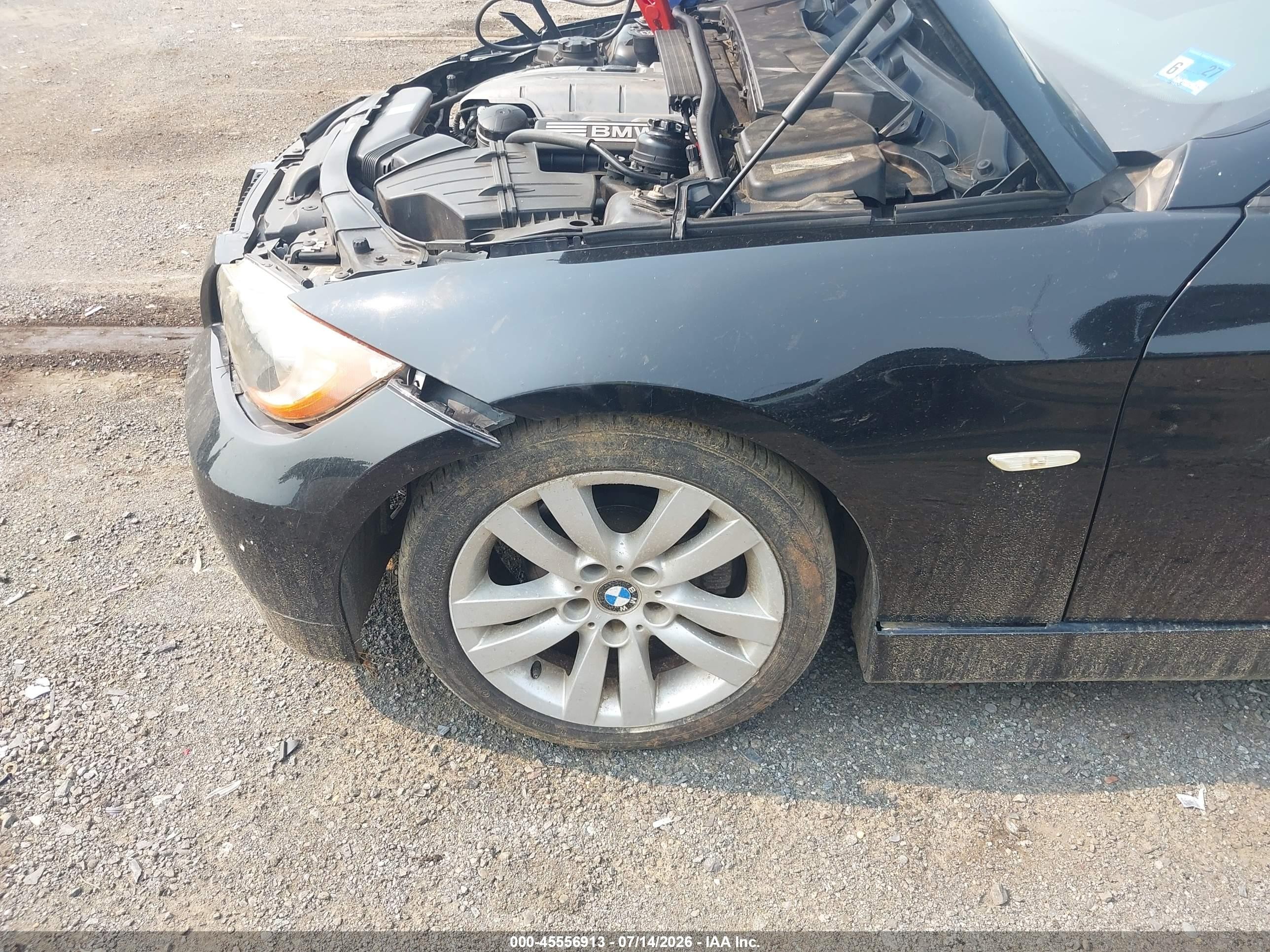 2006 Bmw 325i   Черный vin: WBAVB17576NK32482