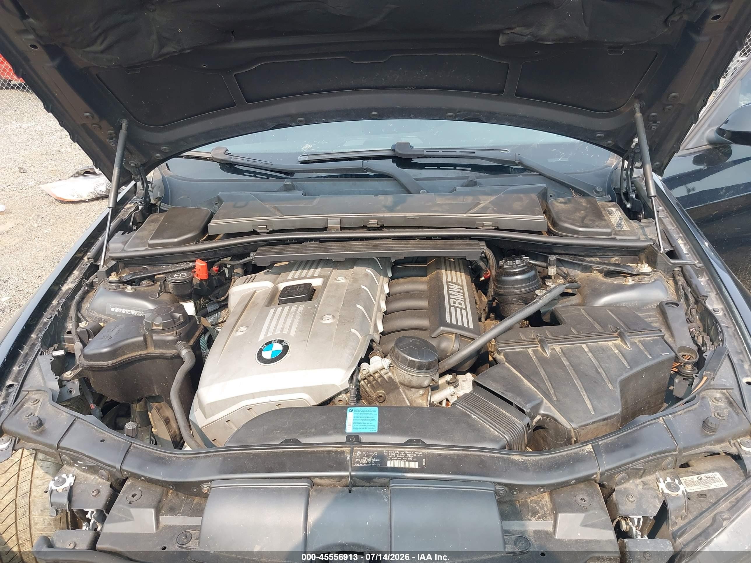 2006 Bmw 325i   Черный vin: WBAVB17576NK32482