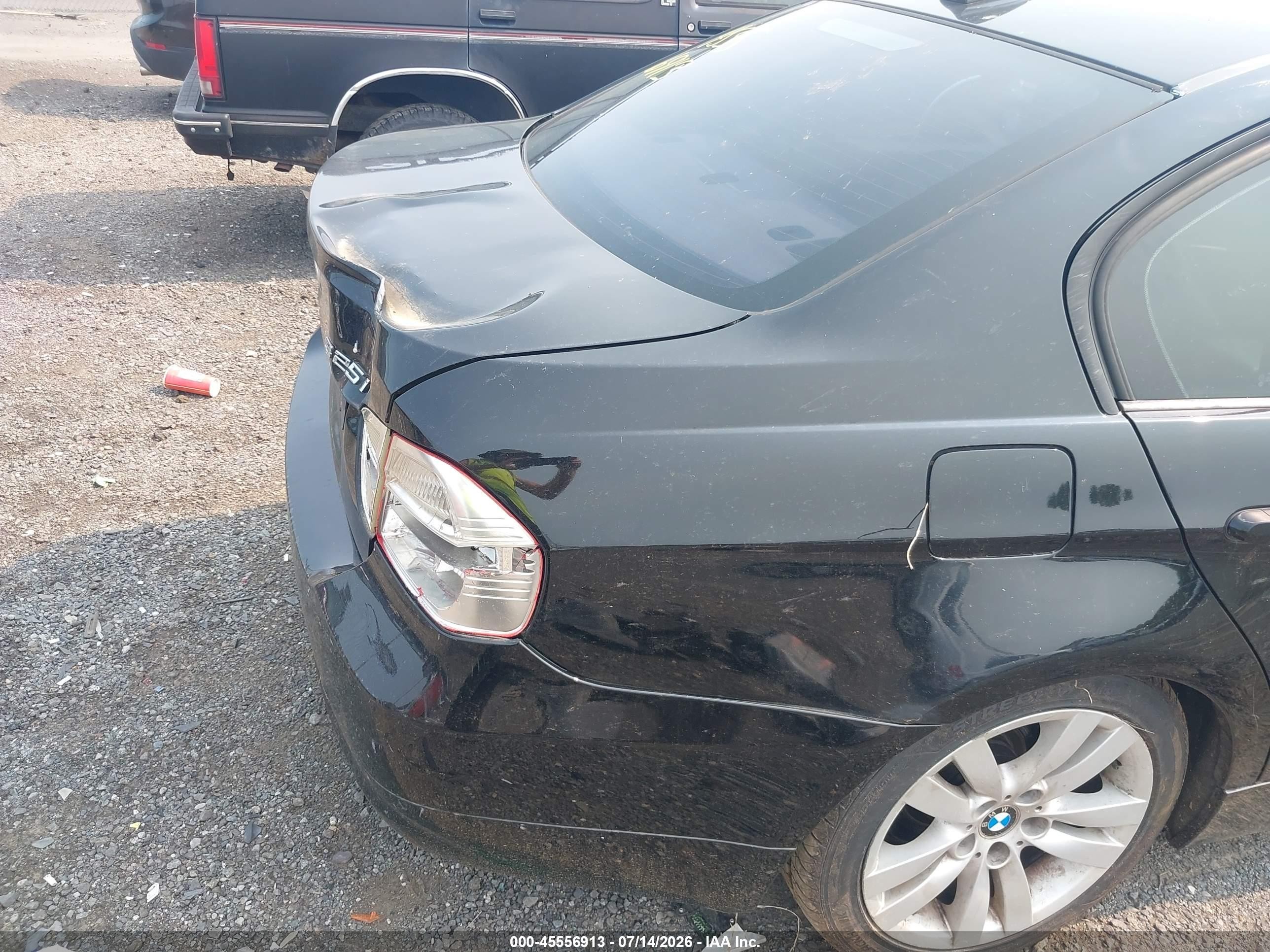 2006 Bmw 325i   Черный vin: WBAVB17576NK32482