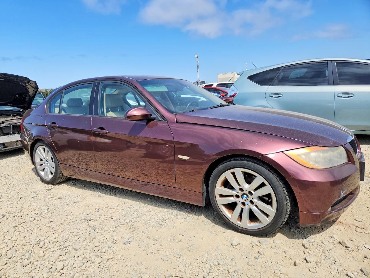 2006 Bmw 325 I Automatic Burgundy vin: WBAVB17596NK33231
