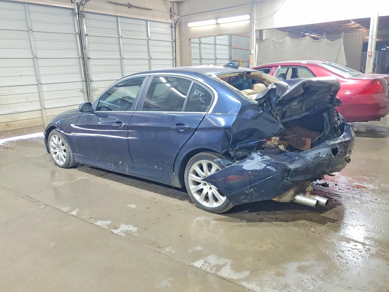 2006 Bmw 330 I Blue vin: WBAVB33506PS15240